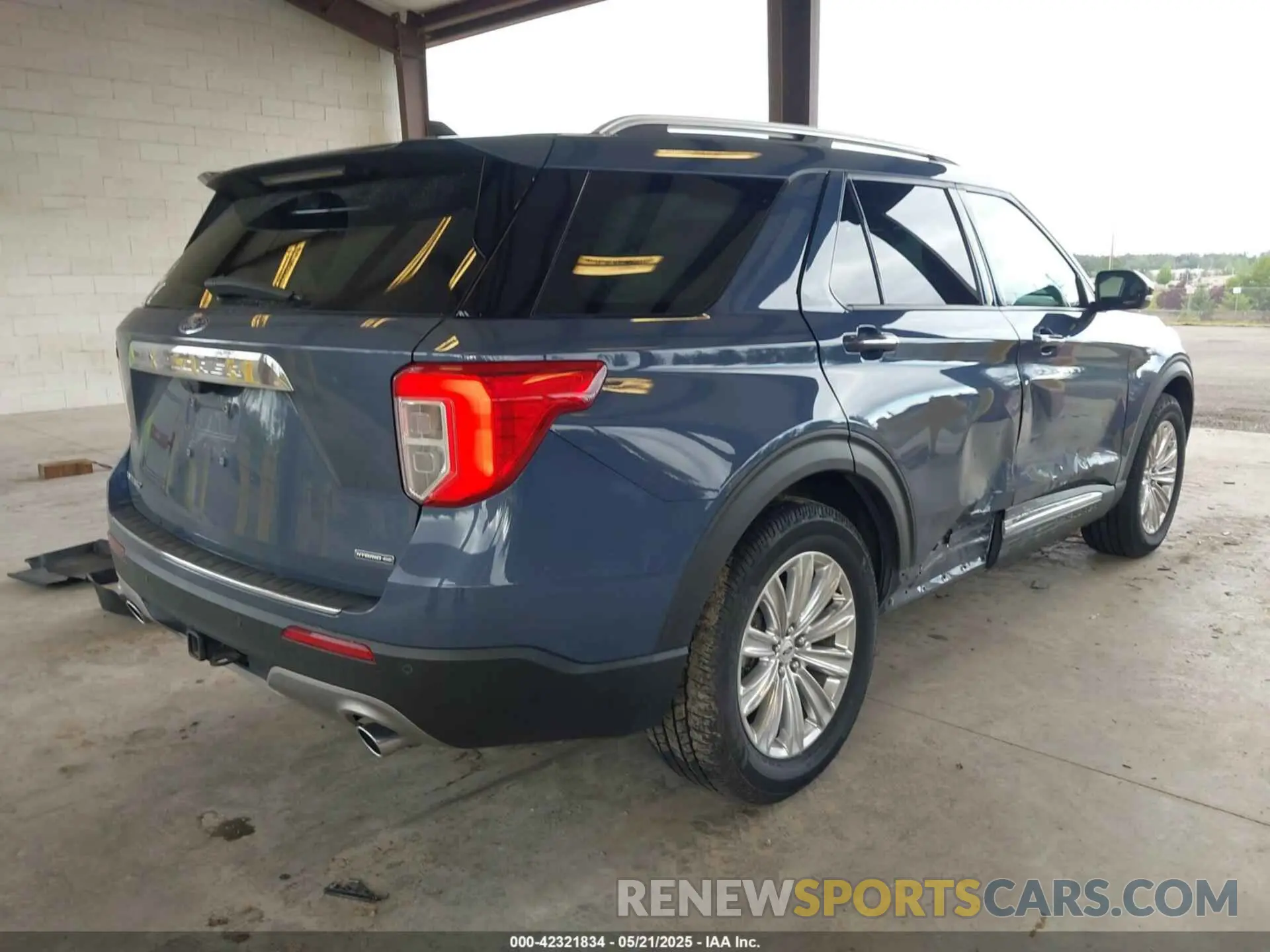 4 fotografías del automóvil dañado 1FM5K8FW0MNA06704 FORD EXPLORER 2021