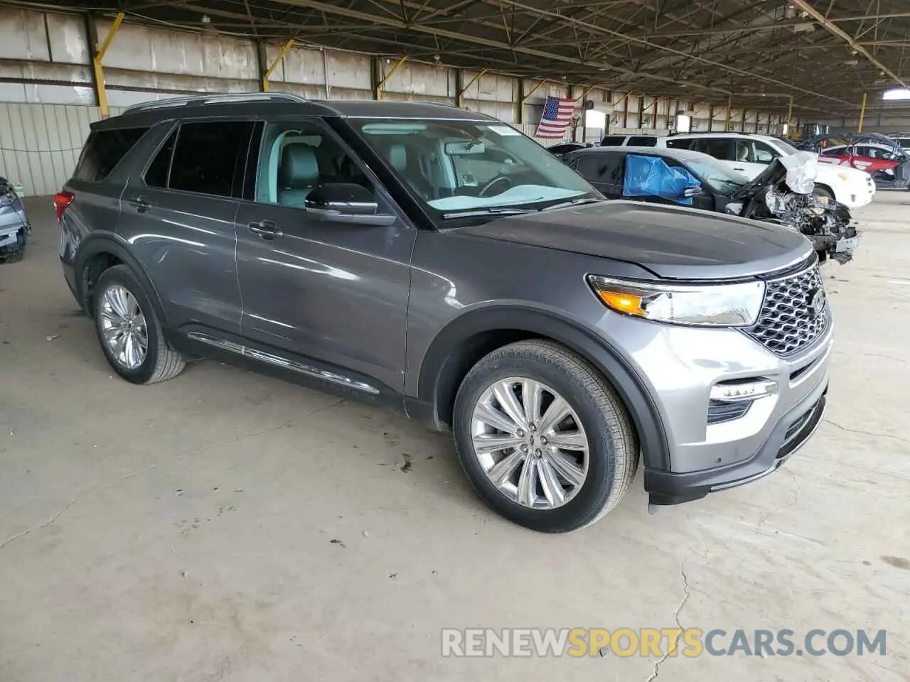 4 fotografías del automóvil dañado 1FM5K8FW0MNA15547 FORD EXPLORER 2021