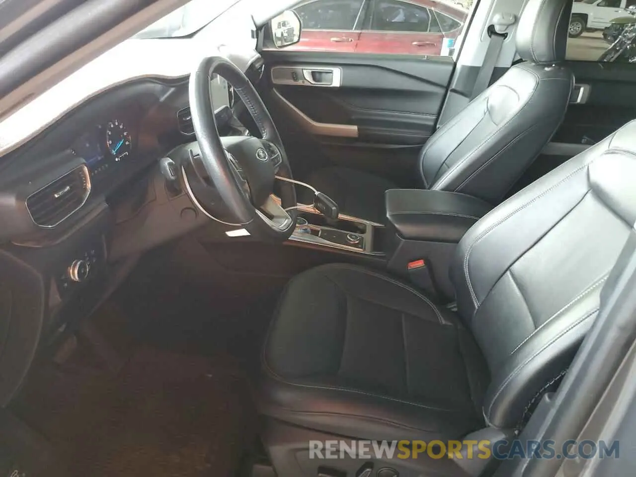 7 fotografías del automóvil dañado 1FM5K8FW0MNA15547 FORD EXPLORER 2021