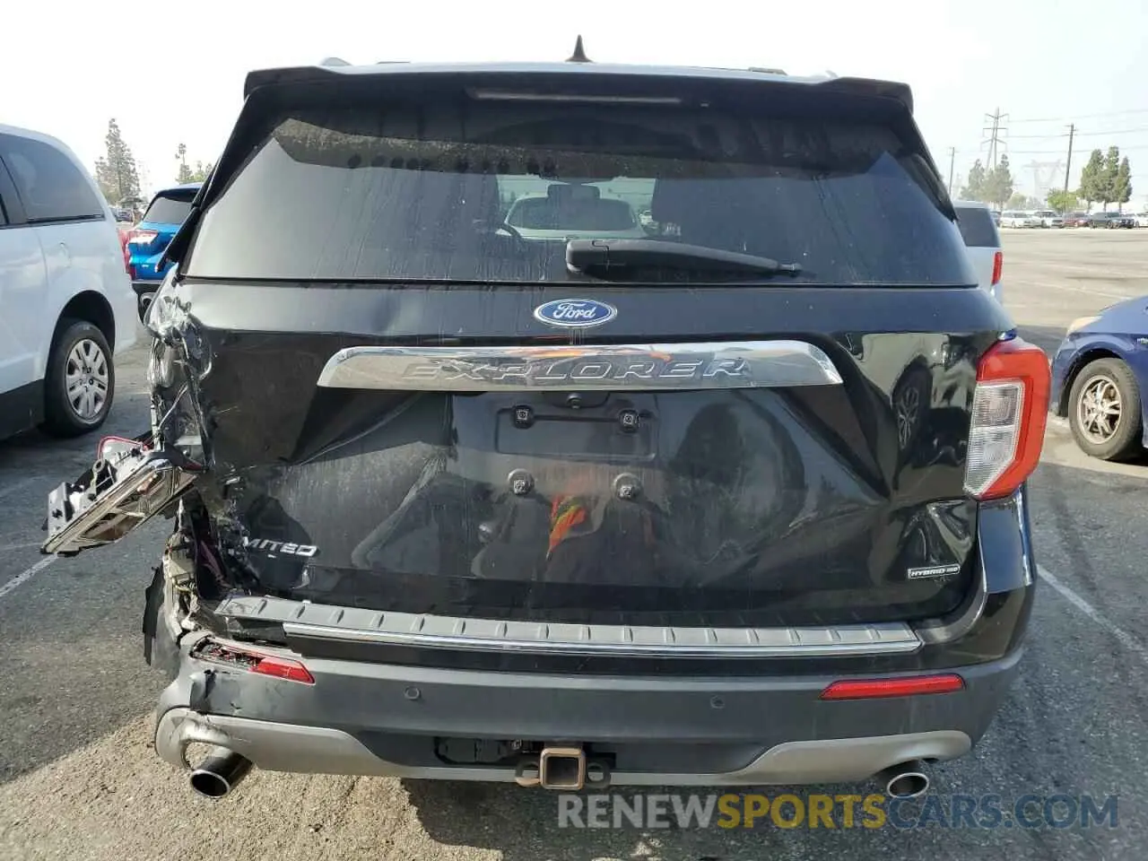 6 fotografías del automóvil dañado 1FM5K8FW0MNA17072 FORD EXPLORER 2021