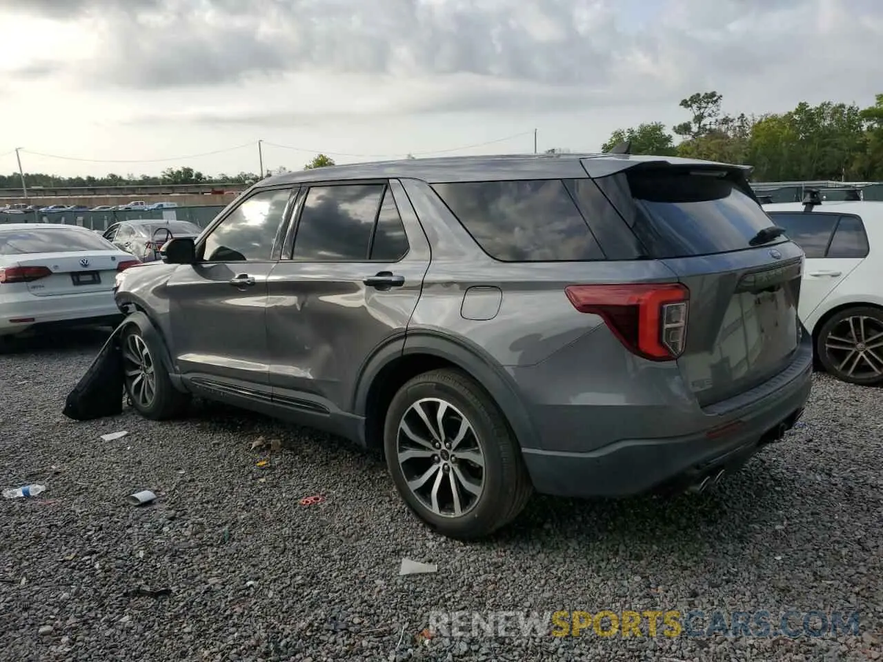 2 fotografías del automóvil dañado 1FM5K8GC0MGA51702 FORD EXPLORER 2021
