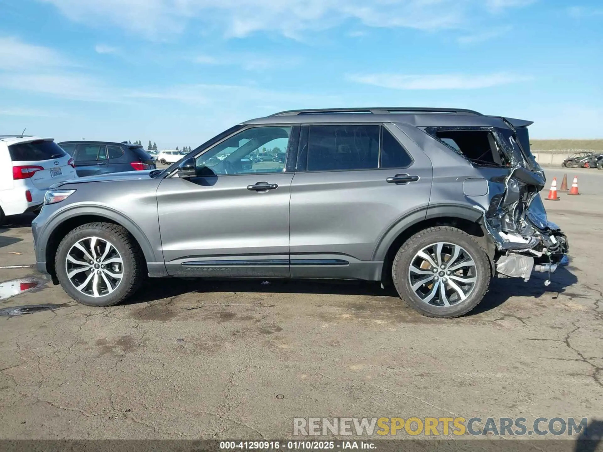 15 fotografías del automóvil dañado 1FM5K8GC5MGA31705 FORD EXPLORER 2021