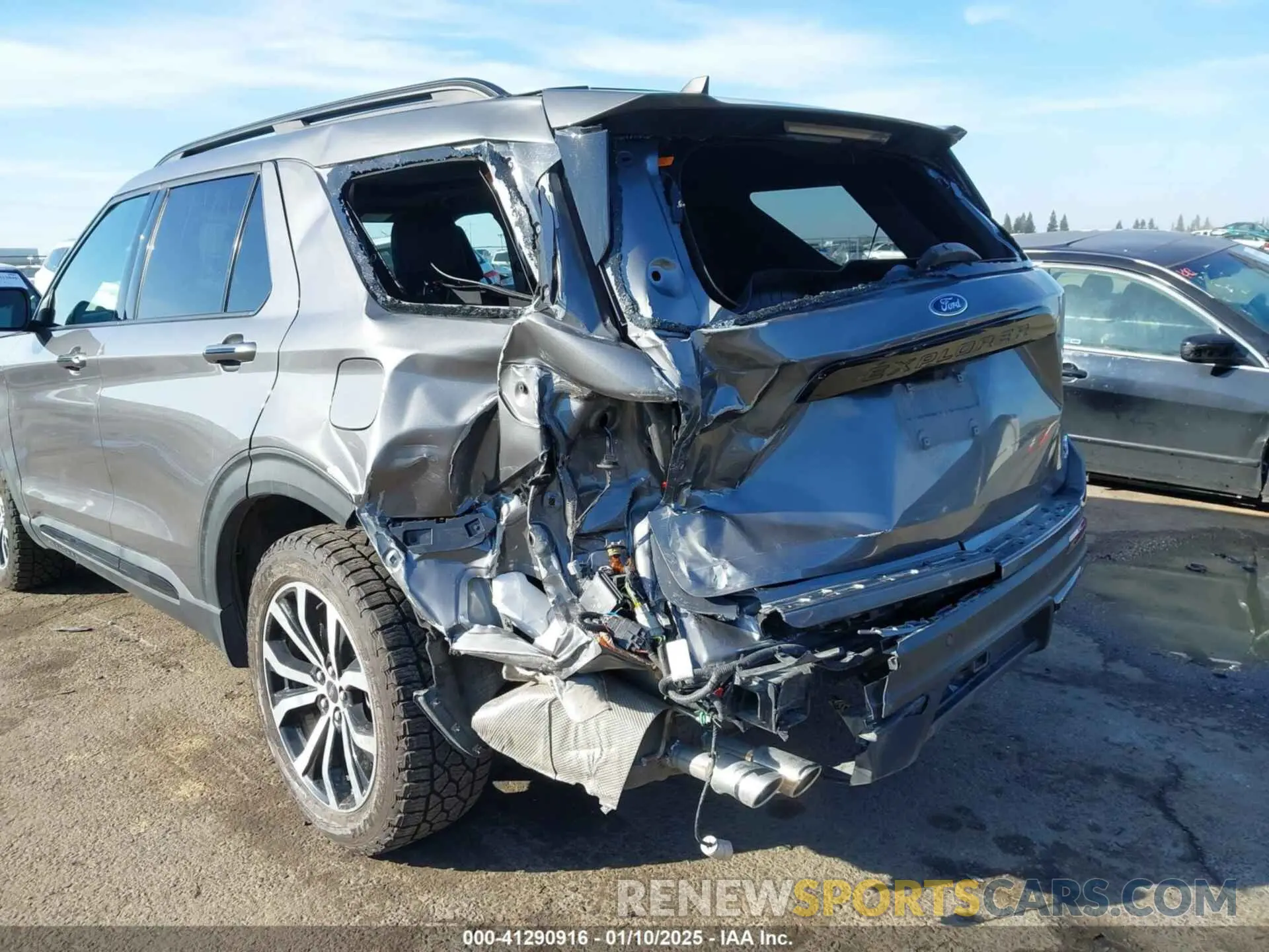 6 fotografías del automóvil dañado 1FM5K8GC5MGA31705 FORD EXPLORER 2021