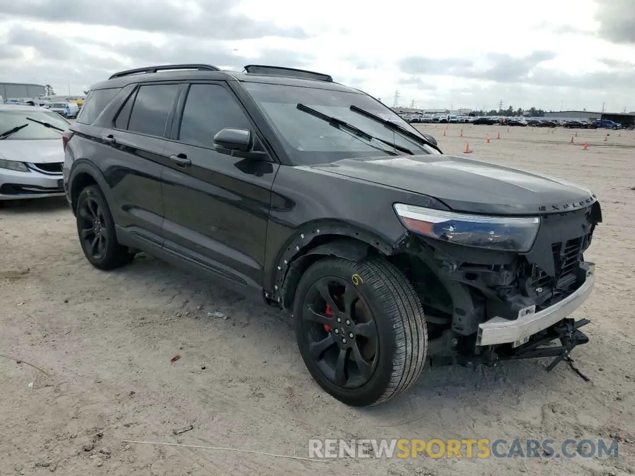4 fotografías del automóvil dañado 1FM5K8GC7MGA00990 FORD EXPLORER 2021