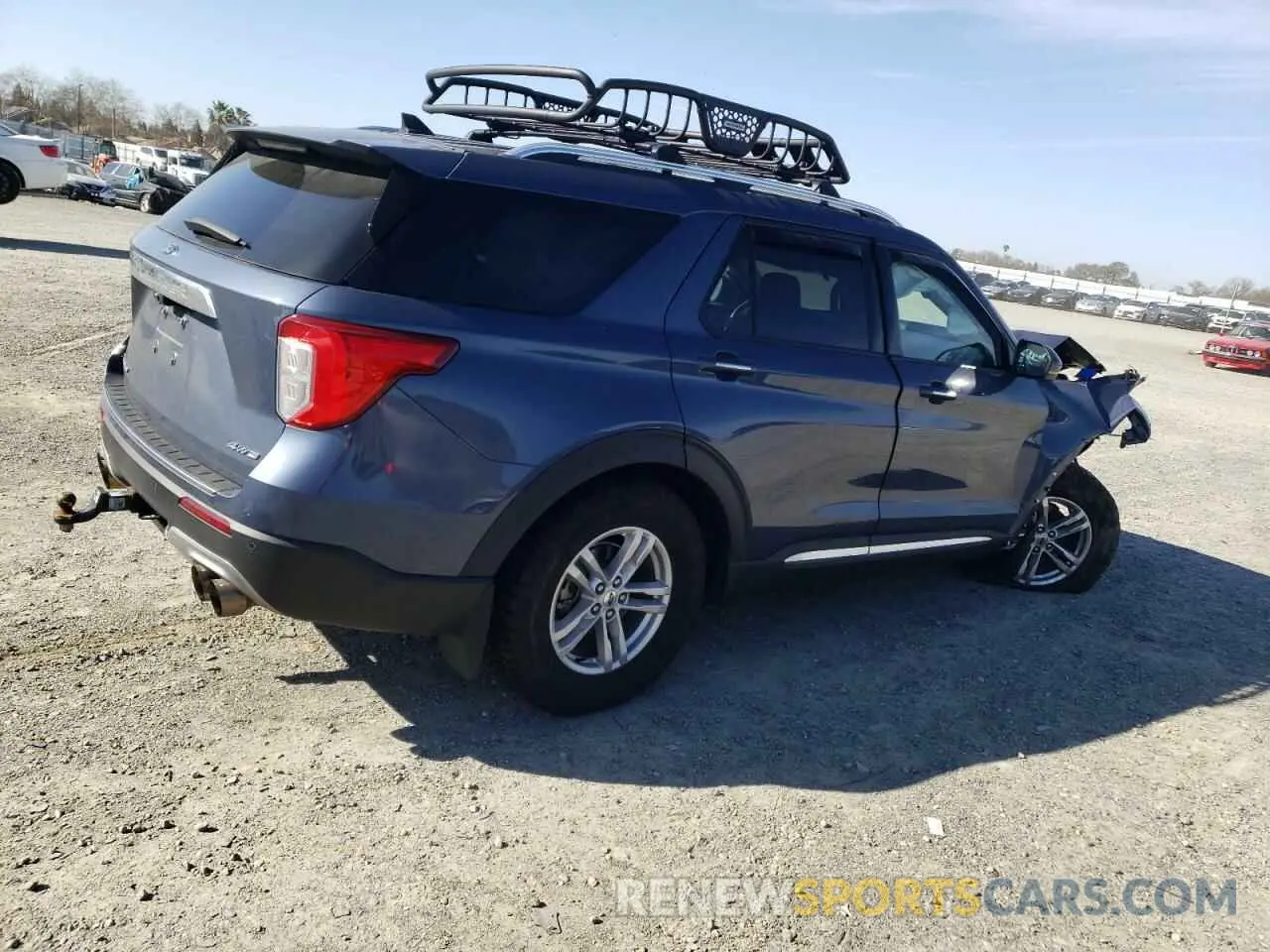 3 fotografías del automóvil dañado 1FM5K8HC0MGC27274 FORD EXPLORER 2021