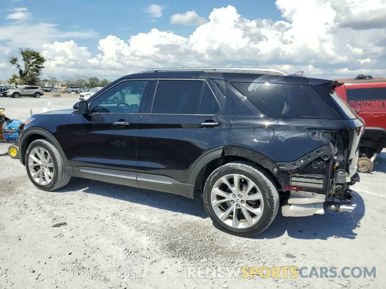 2 fotografías del automóvil dañado 1FM5K8HC7MGB00084 FORD EXPLORER 2021