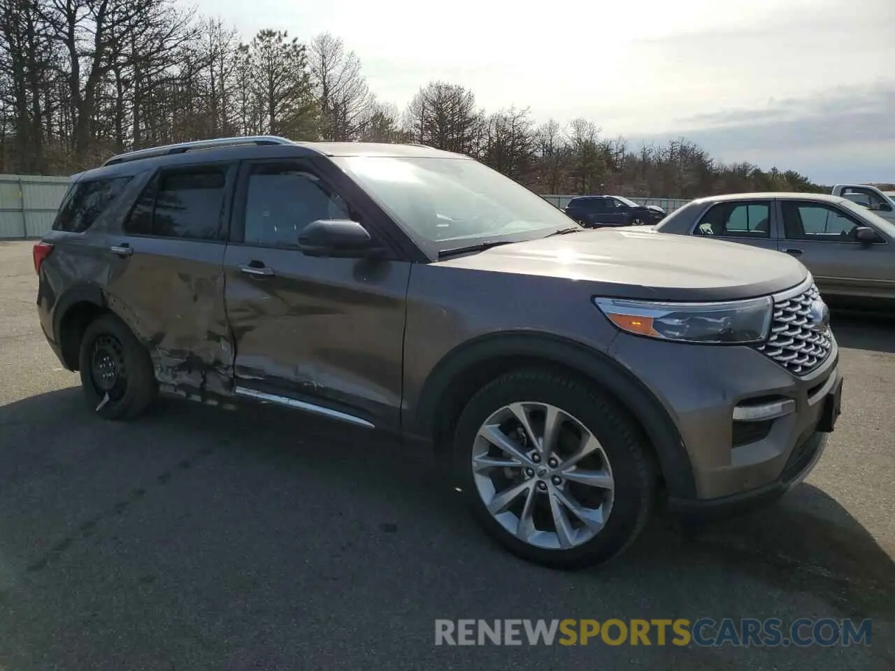 4 fotografías del automóvil dañado 1FM5K8HC8MGA32202 FORD EXPLORER 2021