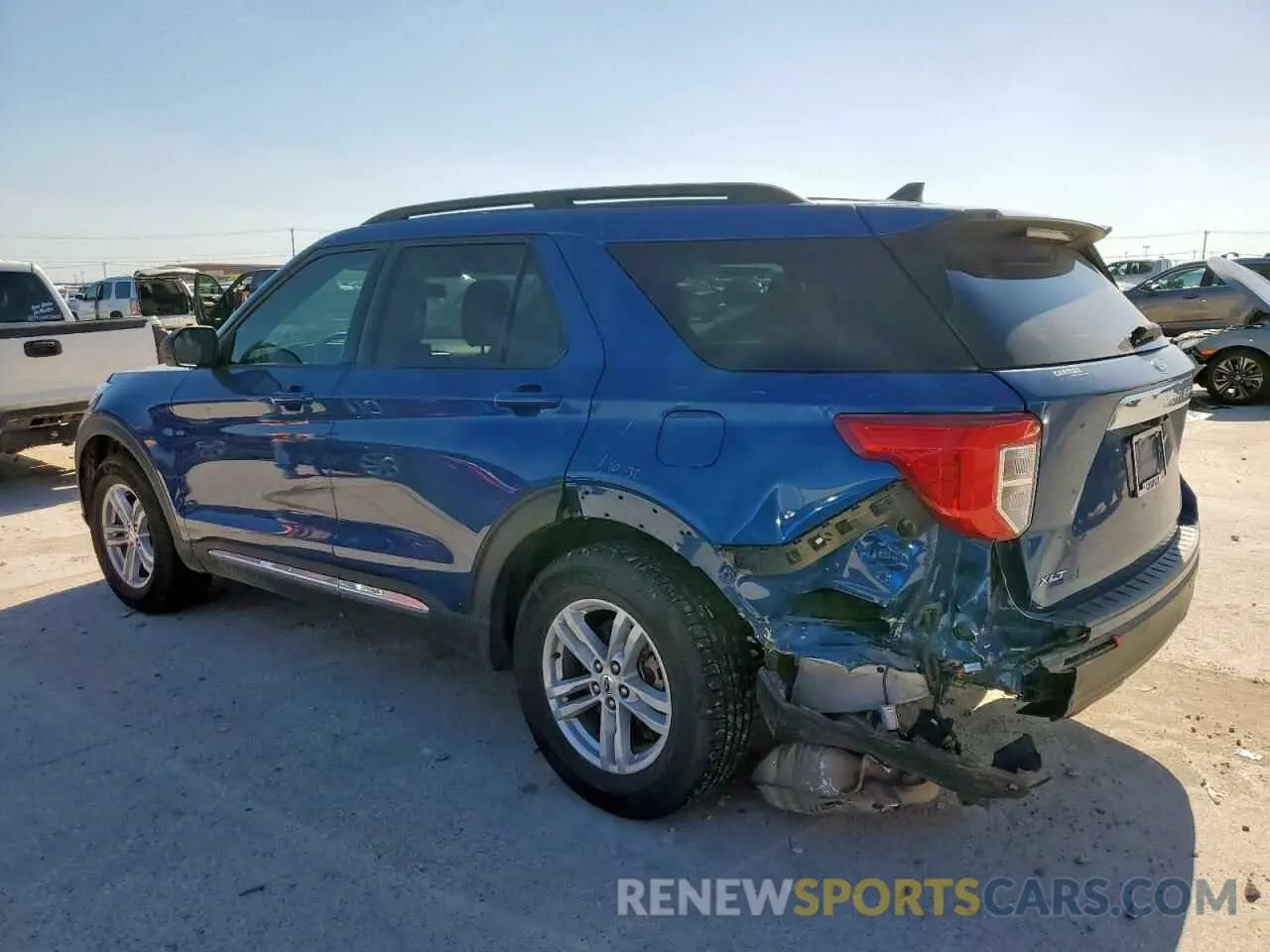 2 fotografías del automóvil dañado 1FMSK7DH0MGA52023 FORD EXPLORER 2021