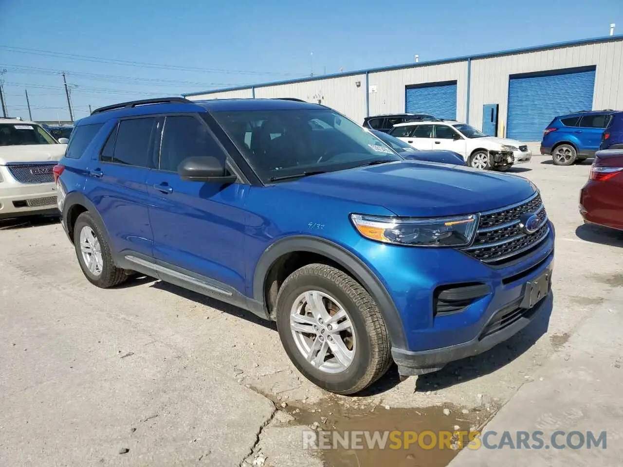 4 fotografías del automóvil dañado 1FMSK7DH0MGA52023 FORD EXPLORER 2021