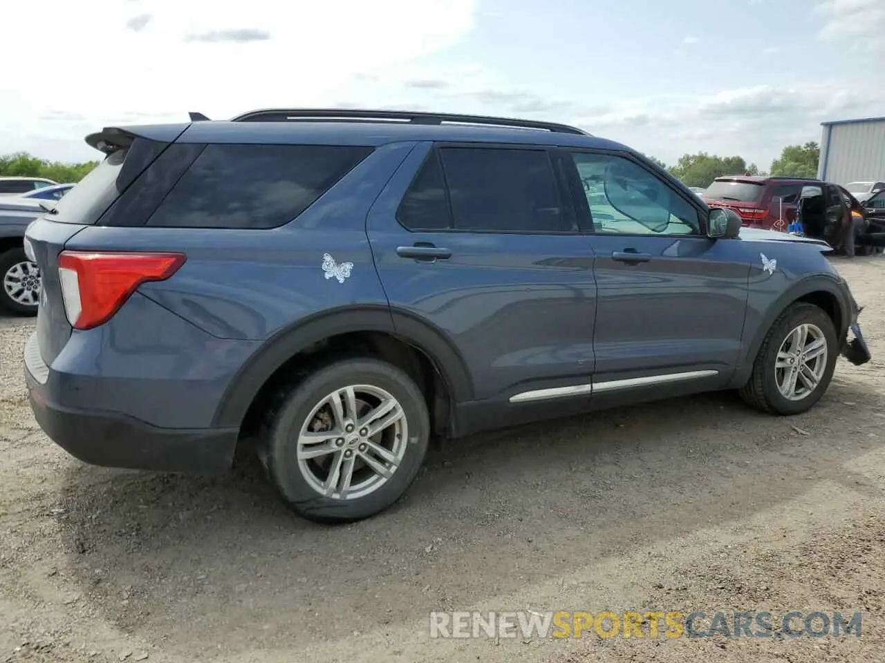 3 fotografías del automóvil dañado 1FMSK7DH0MGA52135 FORD EXPLORER 2021