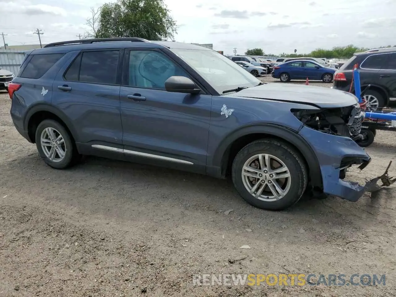 4 fotografías del automóvil dañado 1FMSK7DH0MGA52135 FORD EXPLORER 2021