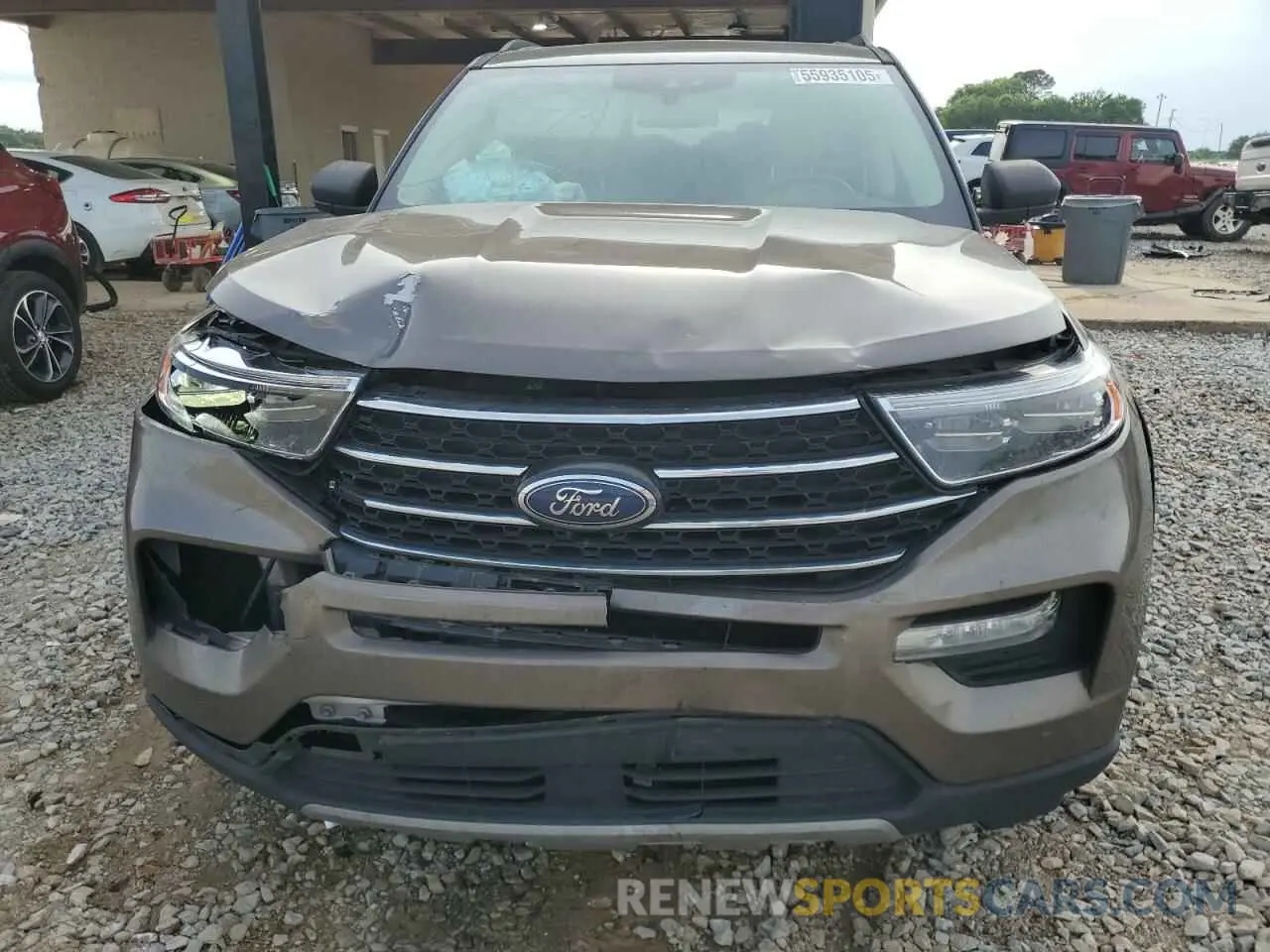5 fotografías del automóvil dañado 1FMSK7DH1MGA37322 FORD EXPLORER 2021