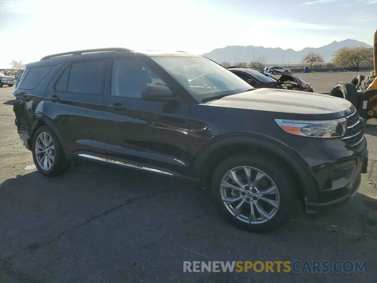 4 fotografías del automóvil dañado 1FMSK7DH1MGA95740 FORD EXPLORER 2021