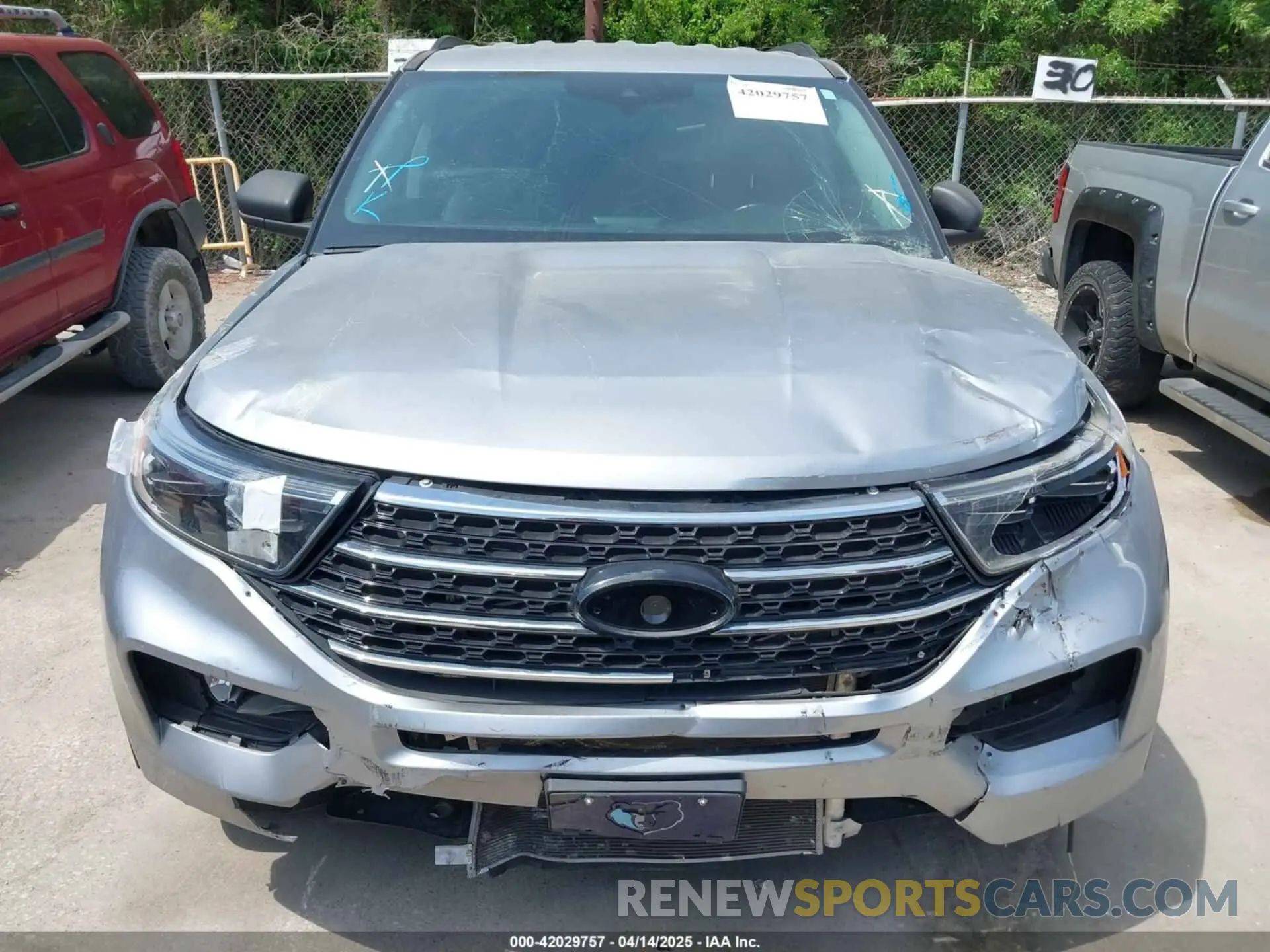 13 fotografías del automóvil dañado 1FMSK7DH1MGC16346 FORD EXPLORER 2021