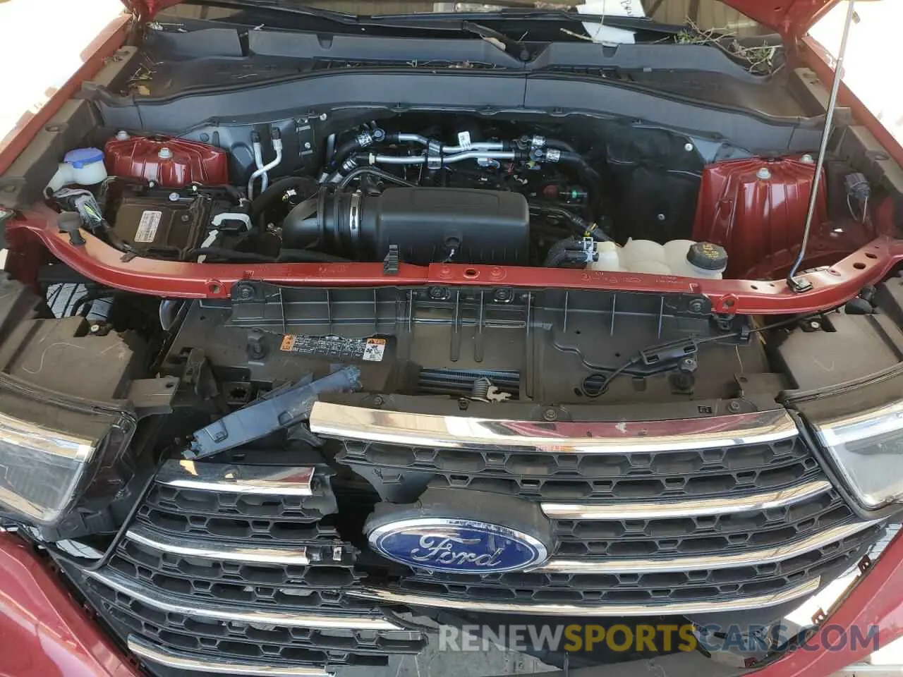 12 fotografías del automóvil dañado 1FMSK7DH2MGC14685 FORD EXPLORER 2021