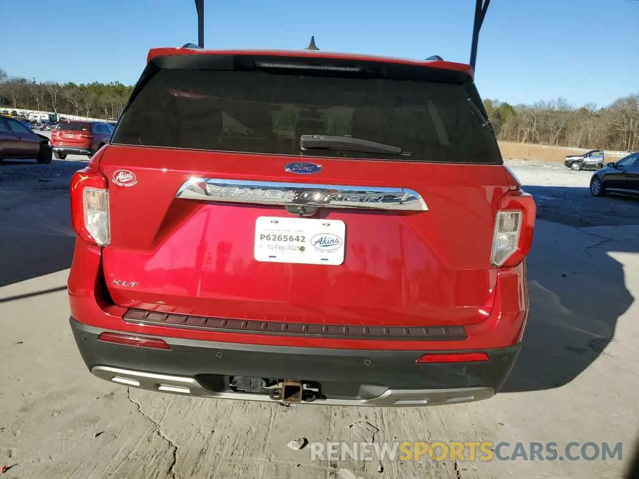 6 fotografías del automóvil dañado 1FMSK7DH2MGC14685 FORD EXPLORER 2021