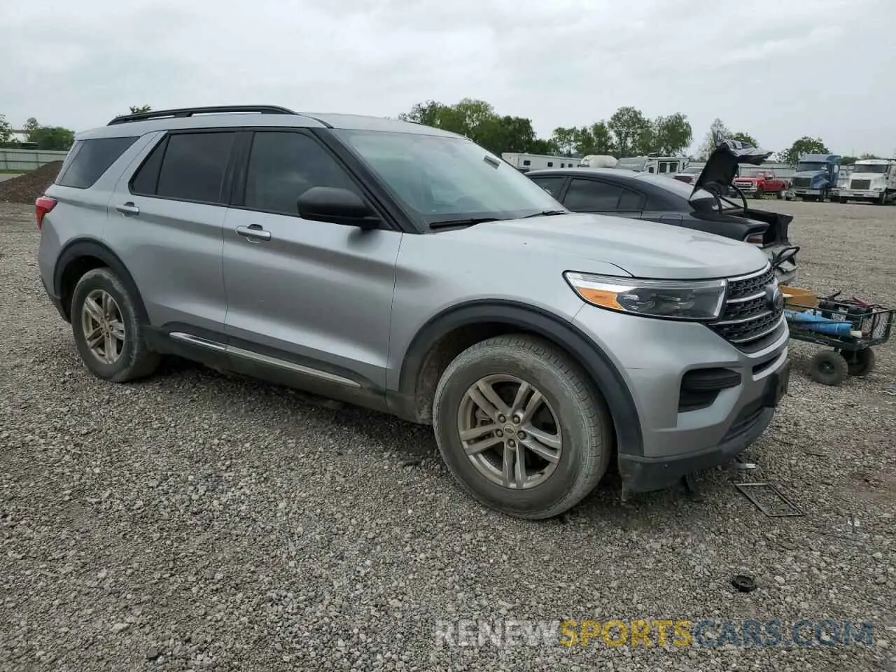 4 fotografías del automóvil dañado 1FMSK7DH3MGA81807 FORD EXPLORER 2021