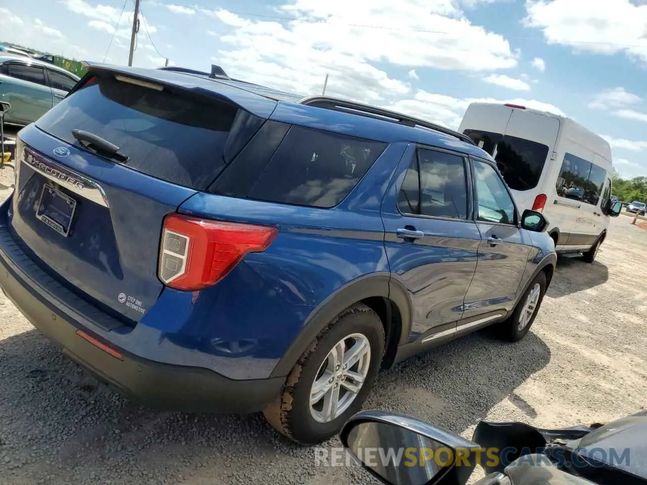 3 fotografías del automóvil dañado 1FMSK7DH3MGB85438 FORD EXPLORER 2021