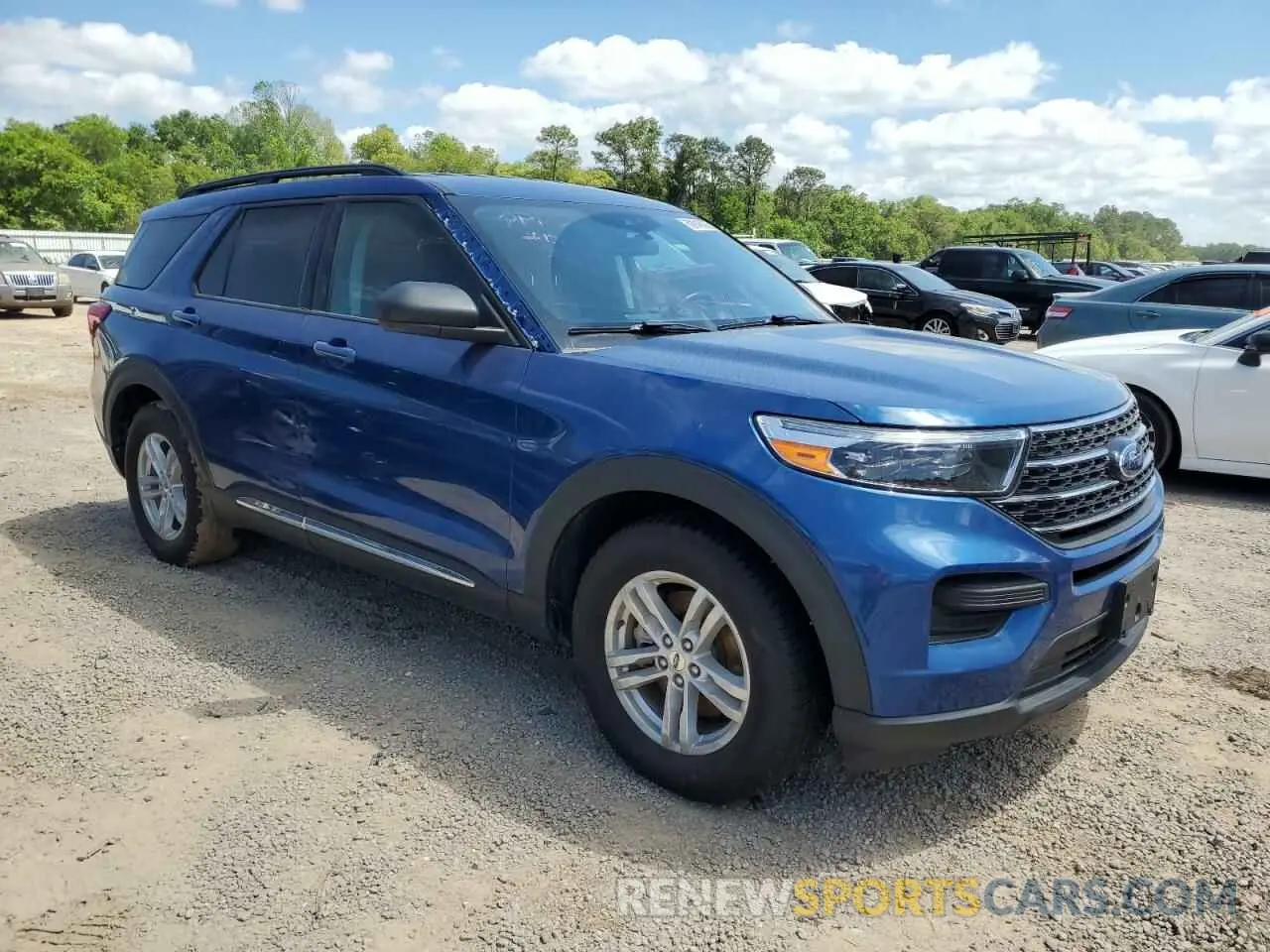 4 fotografías del automóvil dañado 1FMSK7DH3MGB85438 FORD EXPLORER 2021