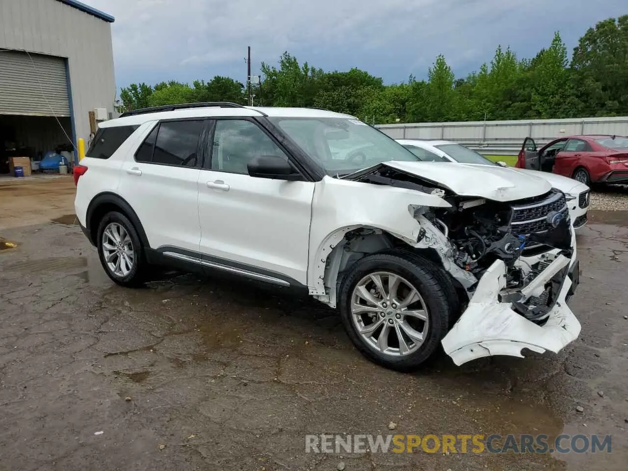 4 fotografías del automóvil dañado 1FMSK7DH7MGA92034 FORD EXPLORER 2021