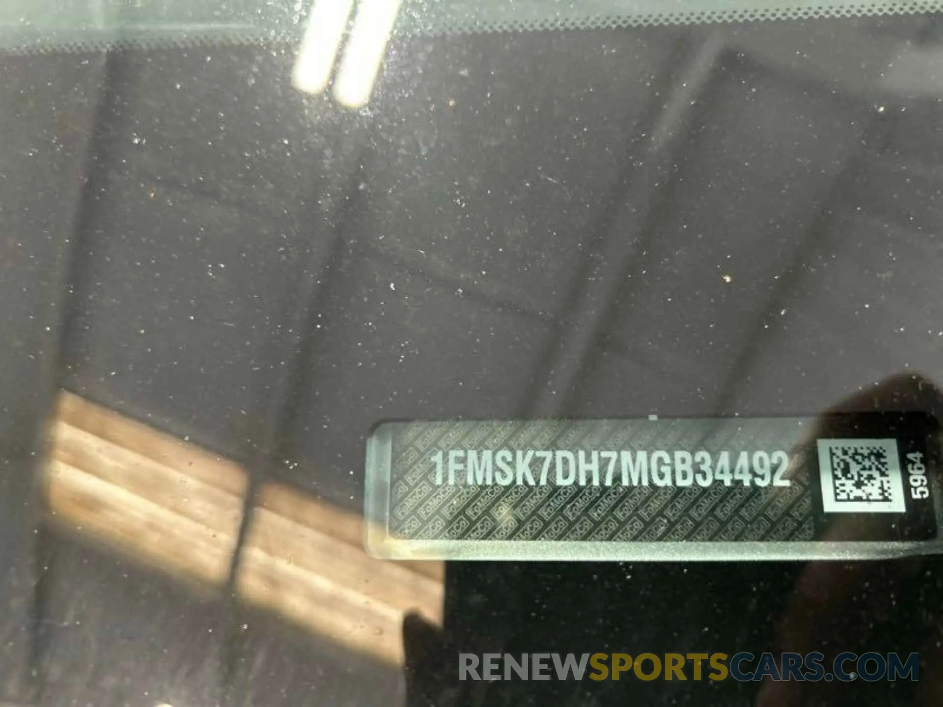 9 fotografías del automóvil dañado 1FMSK7DH7MGB34492 FORD EXPLORER 2021