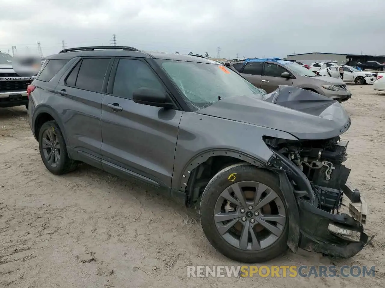 4 fotografías del automóvil dañado 1FMSK7DH9MGB95441 FORD EXPLORER 2021