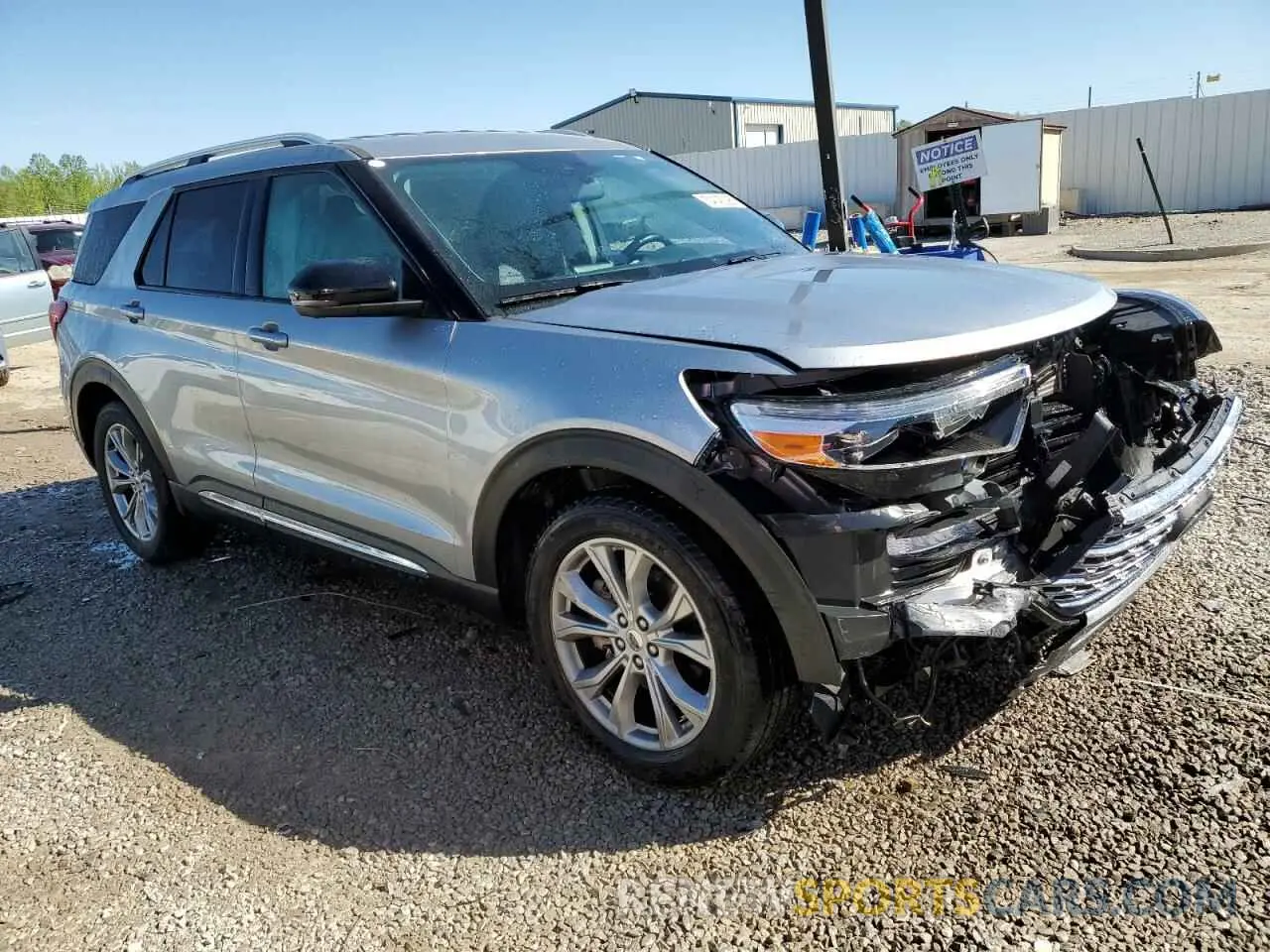 4 fotografías del automóvil dañado 1FMSK7FH2MGA88549 FORD EXPLORER 2021