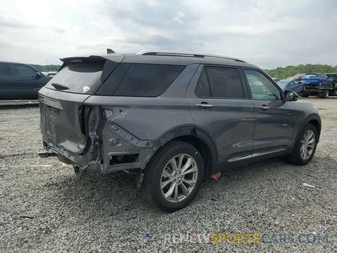 3 fotografías del automóvil dañado 1FMSK7FH3MGA11365 FORD EXPLORER 2021
