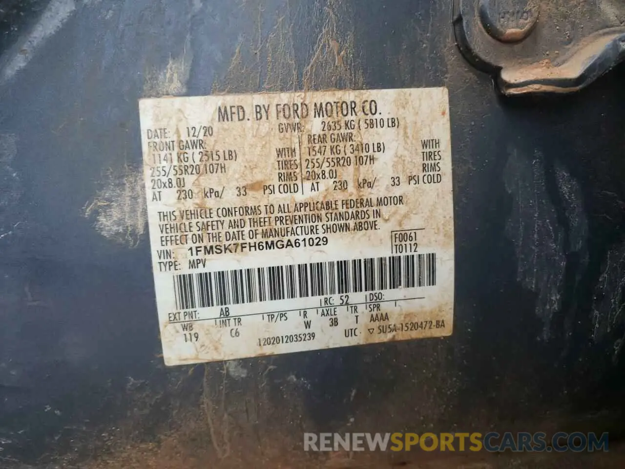 16 fotografías del automóvil dañado 1FMSK7FH6MGA61029 FORD EXPLORER 2021