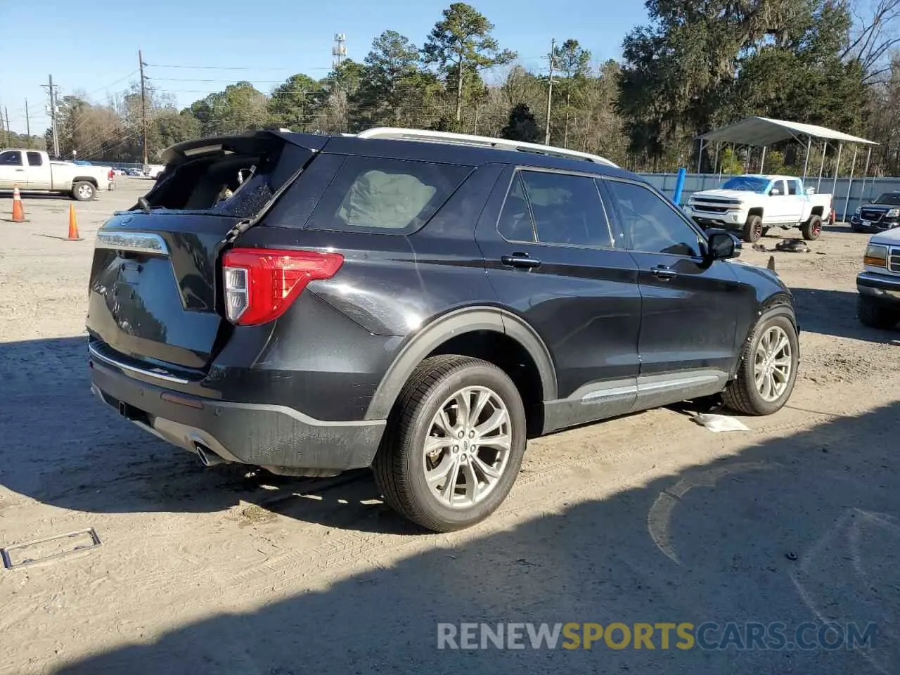 3 fotografías del automóvil dañado 1FMSK7FH7MGC14517 FORD EXPLORER 2021