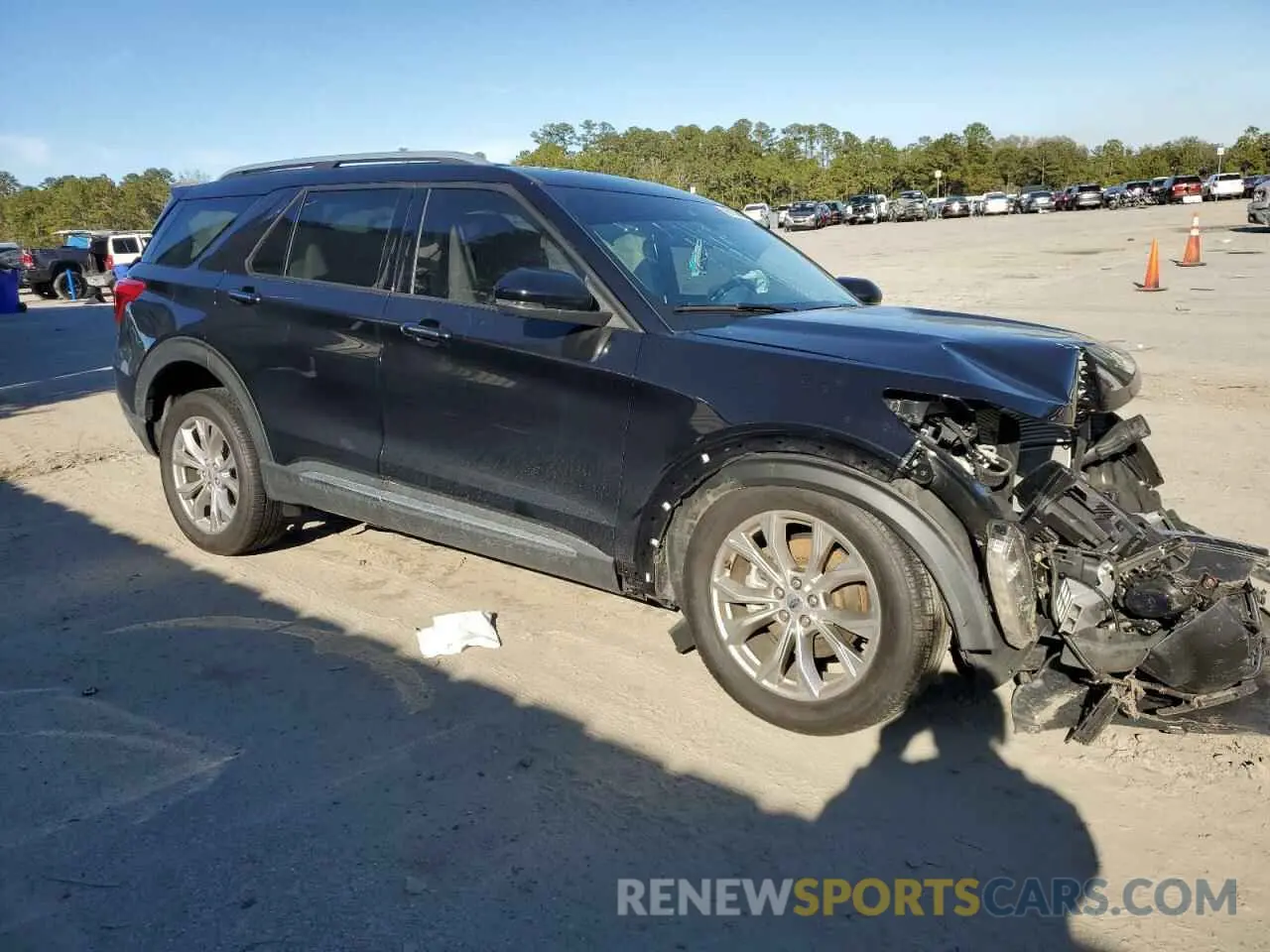 4 fotografías del automóvil dañado 1FMSK7FH7MGC14517 FORD EXPLORER 2021