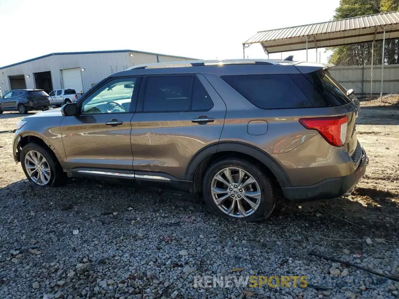 2 fotografías del automóvil dañado 1FMSK7FH9MGB03340 FORD EXPLORER 2021