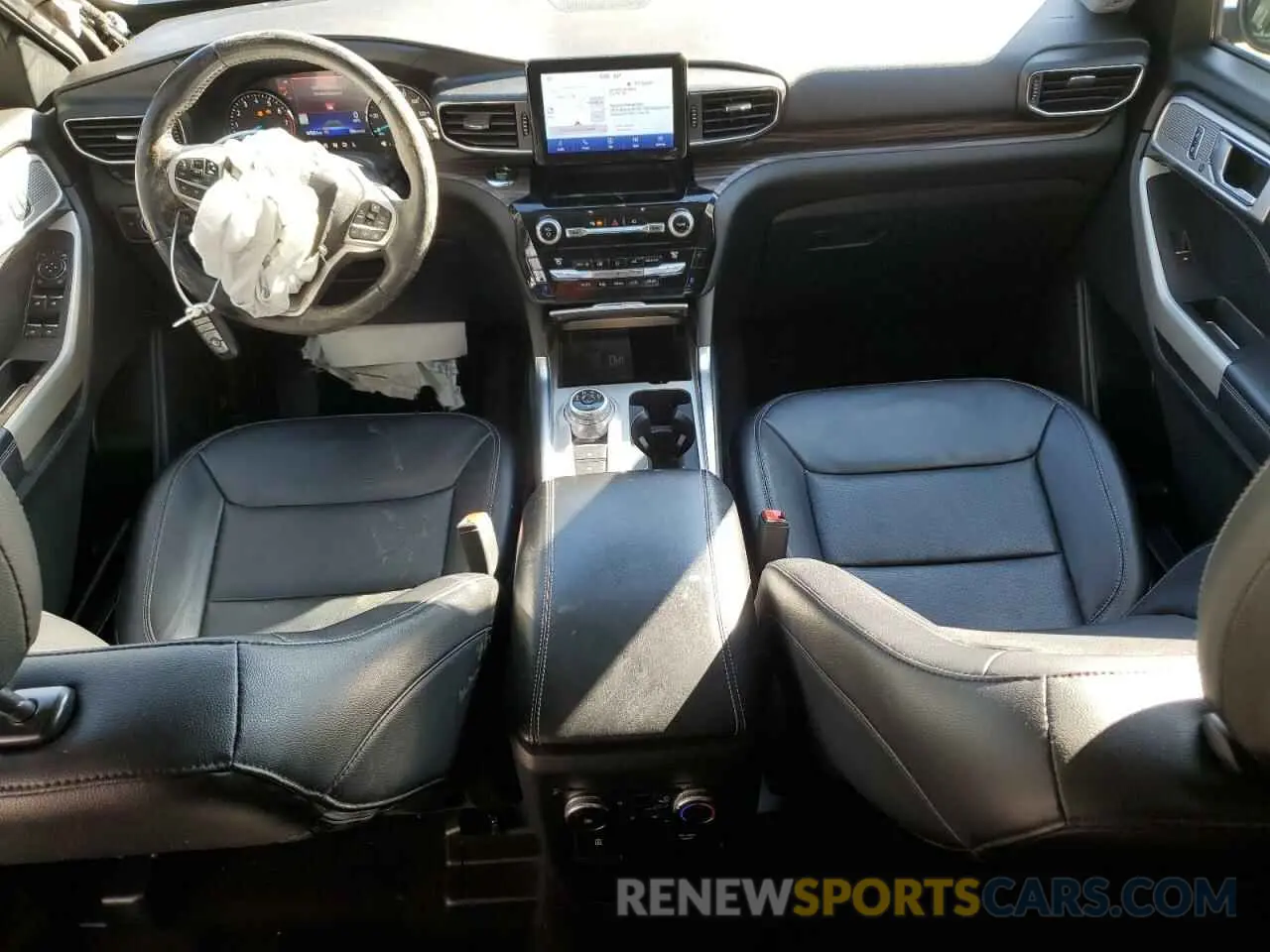 8 fotografías del automóvil dañado 1FMSK7FH9MGB03340 FORD EXPLORER 2021