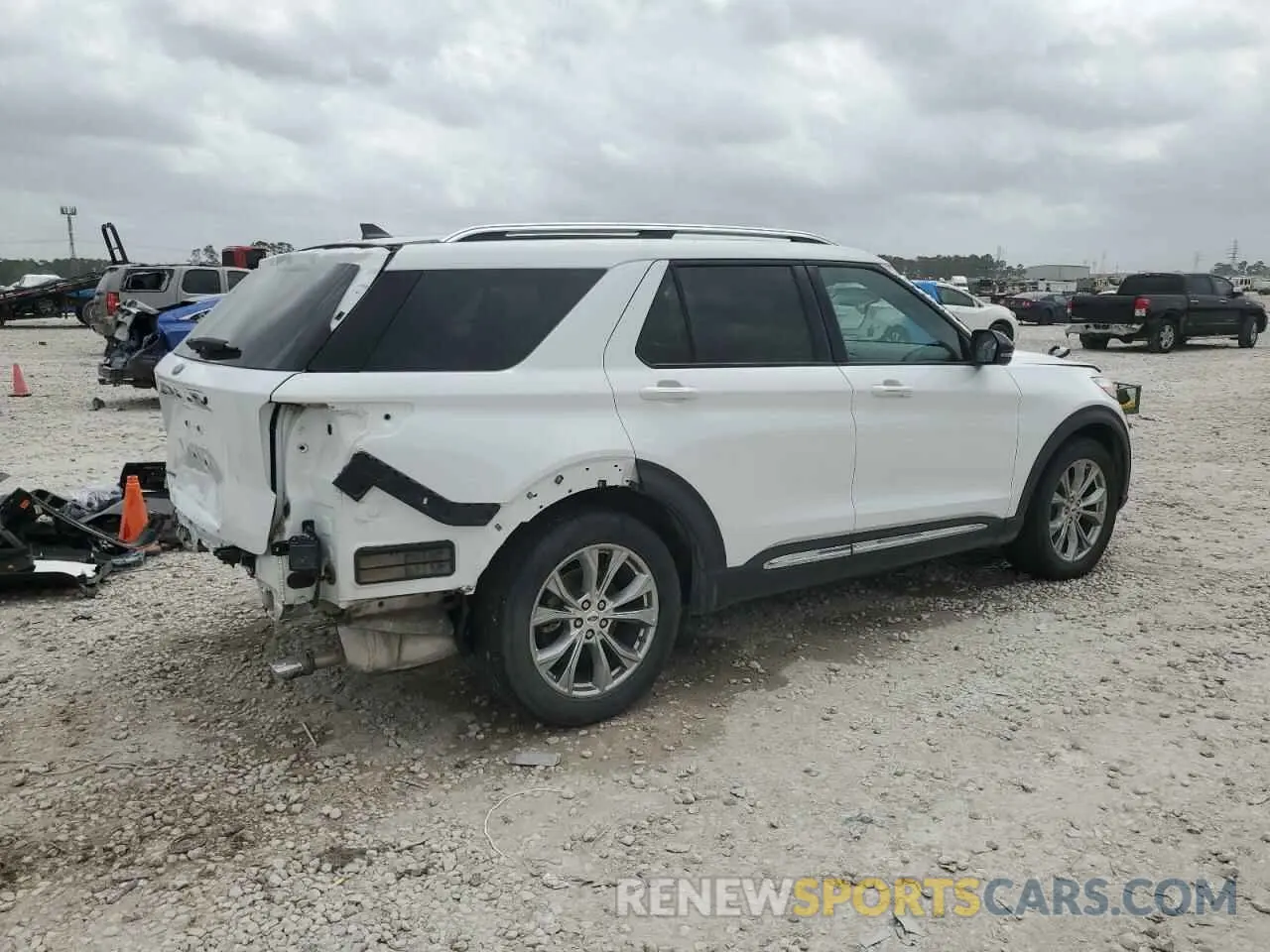 3 fotografías del automóvil dañado 1FMSK7FH9MGB03760 FORD EXPLORER 2021
