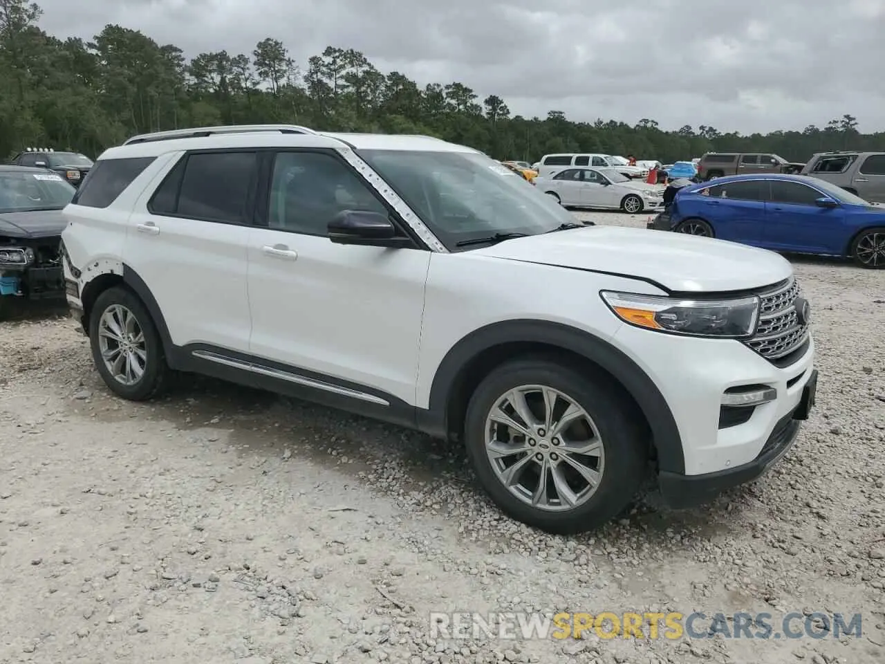4 fotografías del automóvil dañado 1FMSK7FH9MGB03760 FORD EXPLORER 2021