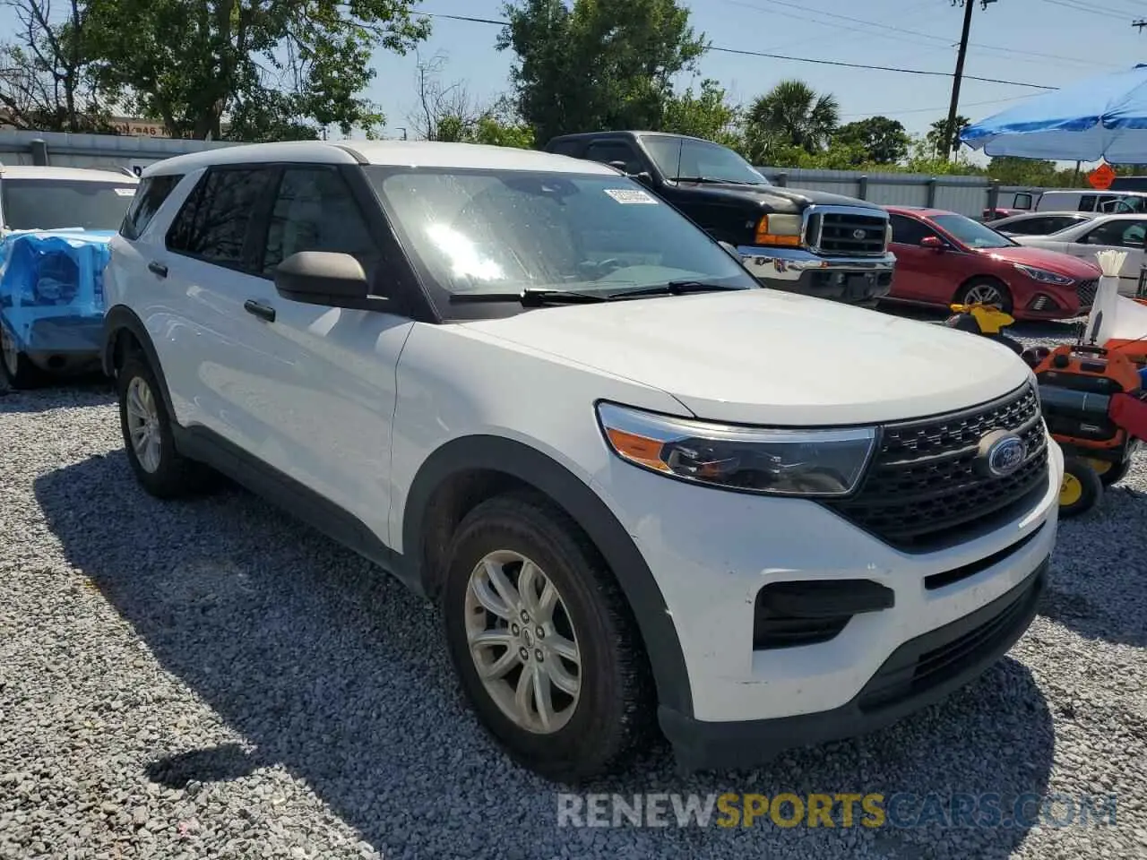 4 fotografías del automóvil dañado 1FMSK8BH8MGC06356 FORD EXPLORER 2021