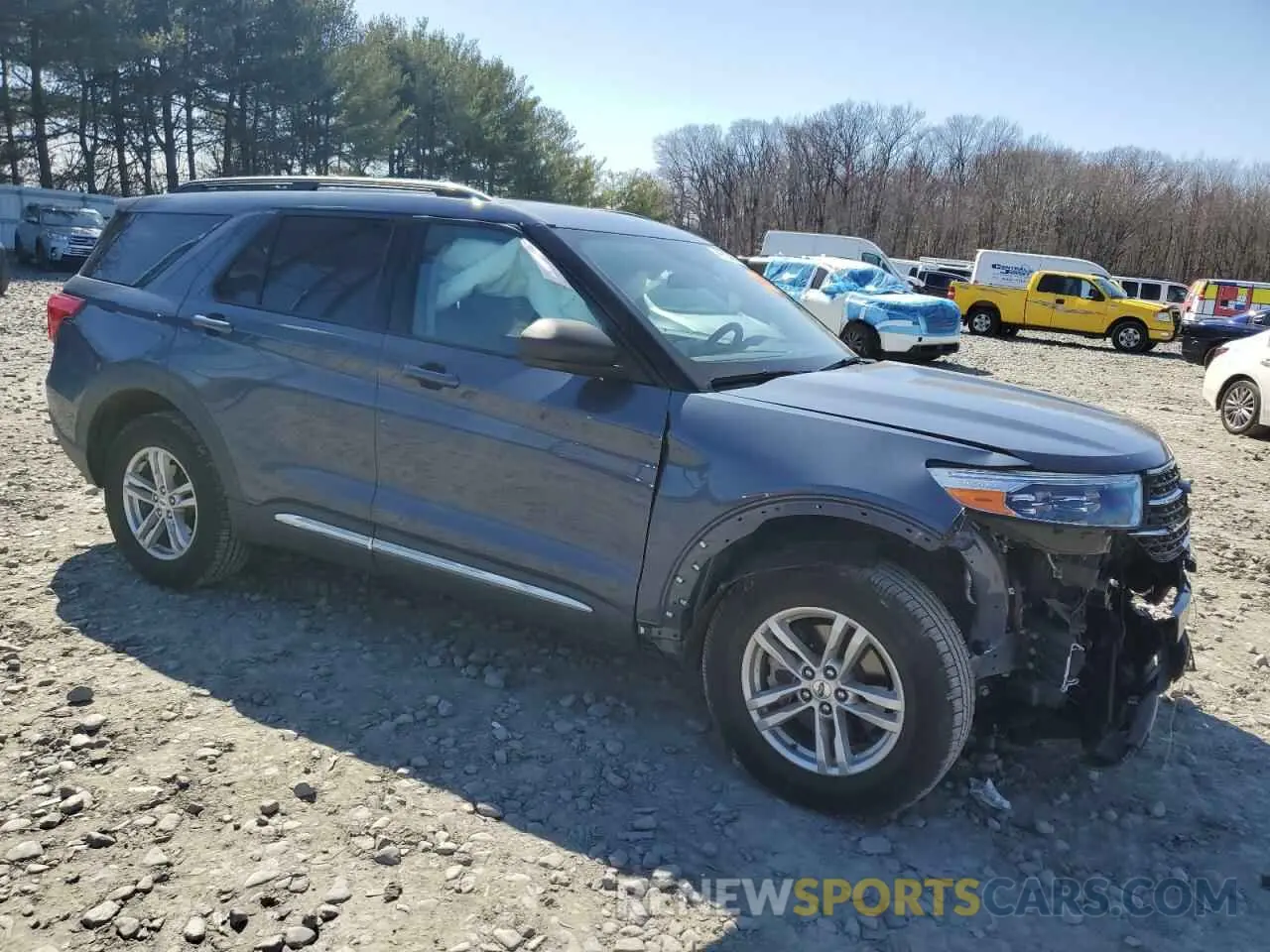 4 fotografías del automóvil dañado 1FMSK8DH1MGA21739 FORD EXPLORER 2021