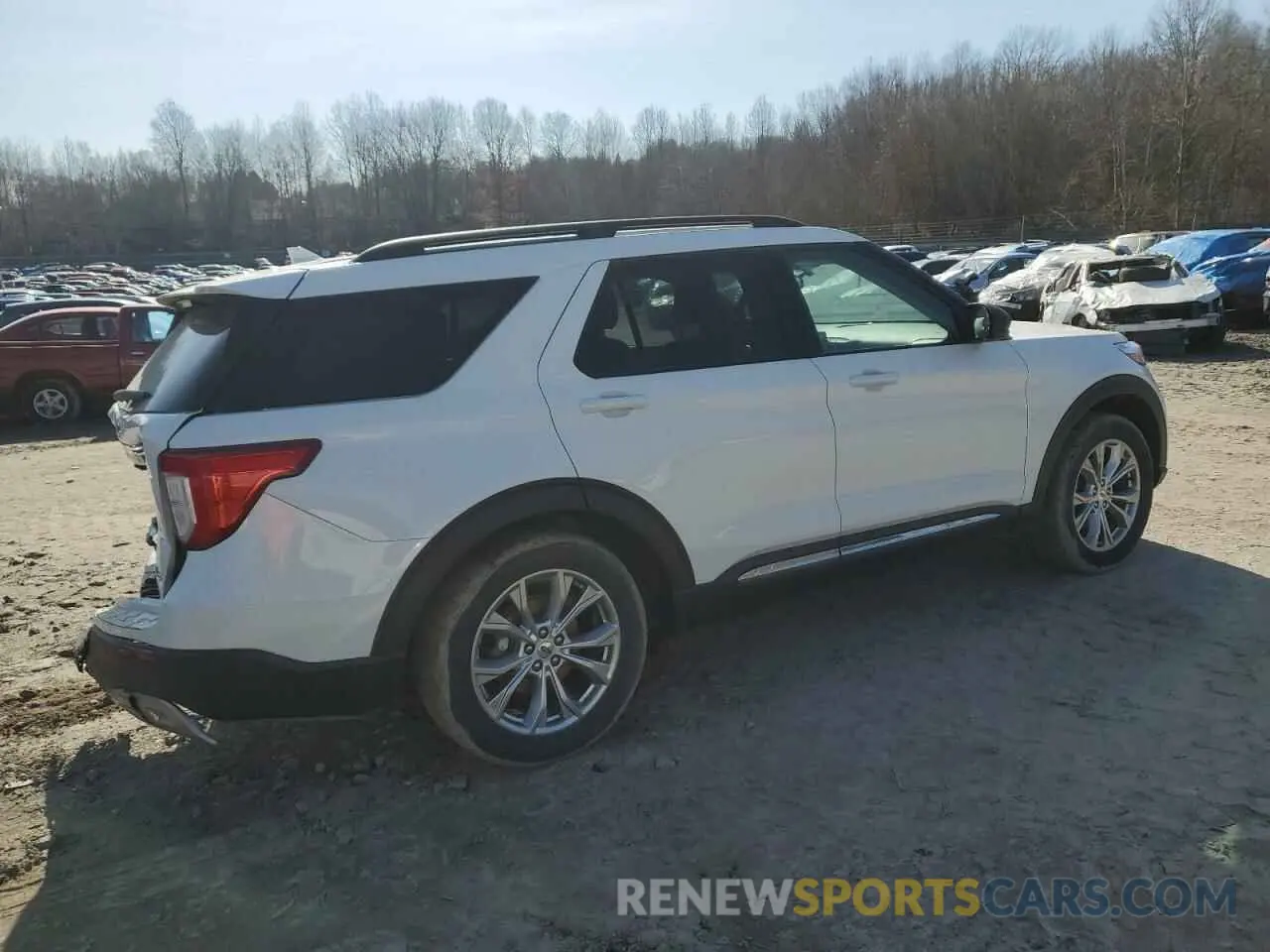 3 fotografías del automóvil dañado 1FMSK8DH2MGA01239 FORD EXPLORER 2021