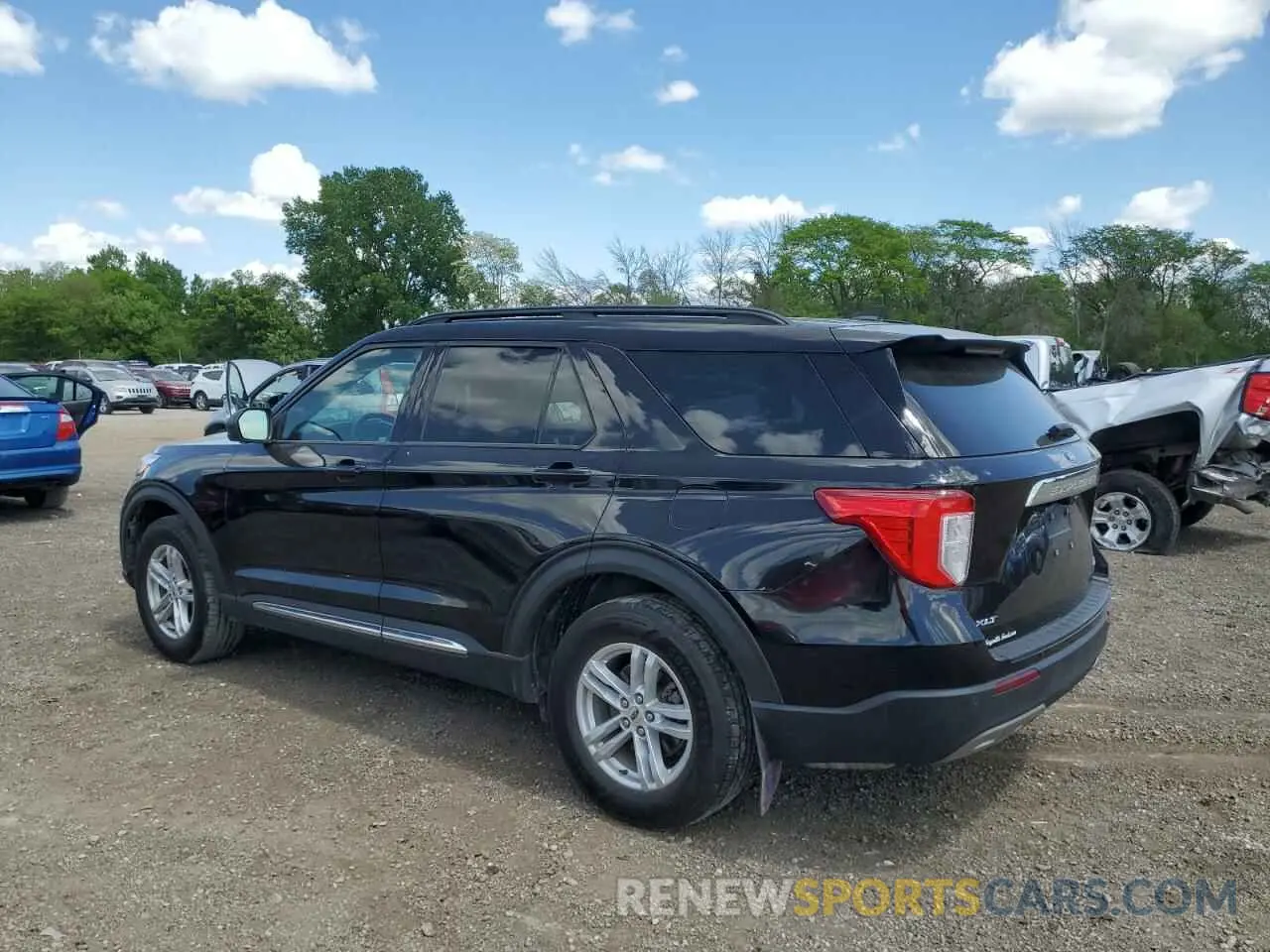 2 fotografías del automóvil dañado 1FMSK8DH3MGB56656 FORD EXPLORER 2021