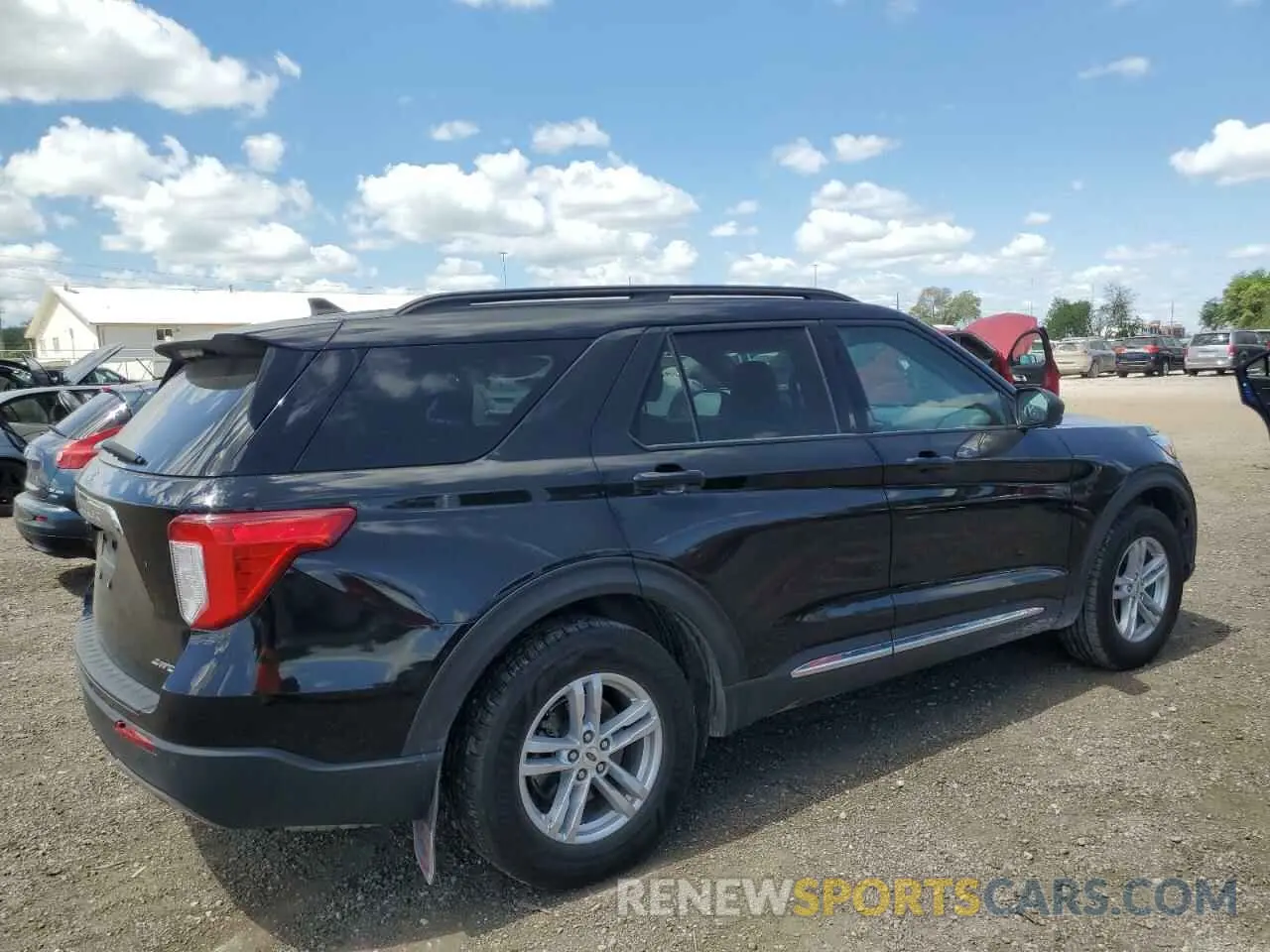3 fotografías del automóvil dañado 1FMSK8DH3MGB56656 FORD EXPLORER 2021