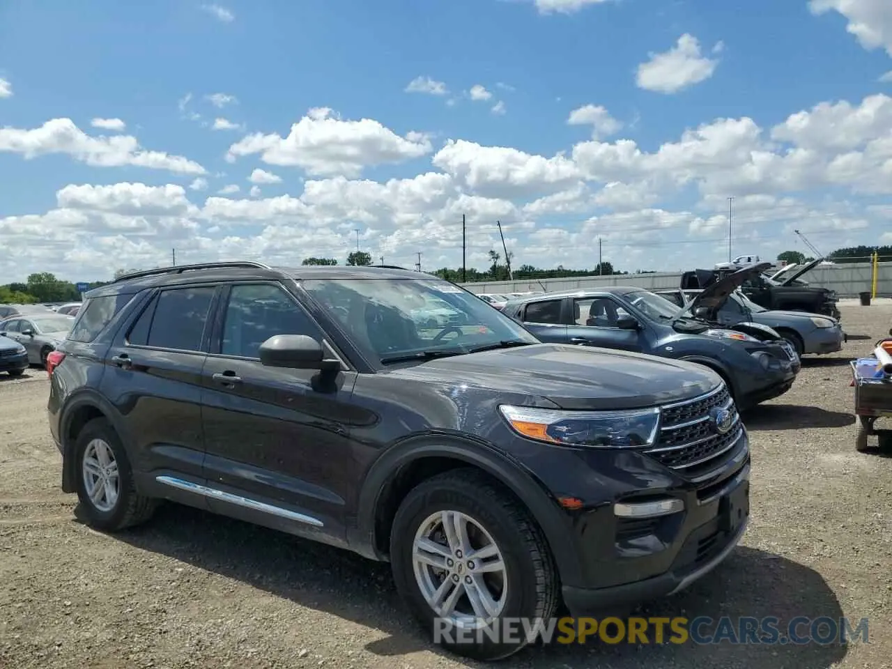 4 fotografías del automóvil dañado 1FMSK8DH3MGB56656 FORD EXPLORER 2021