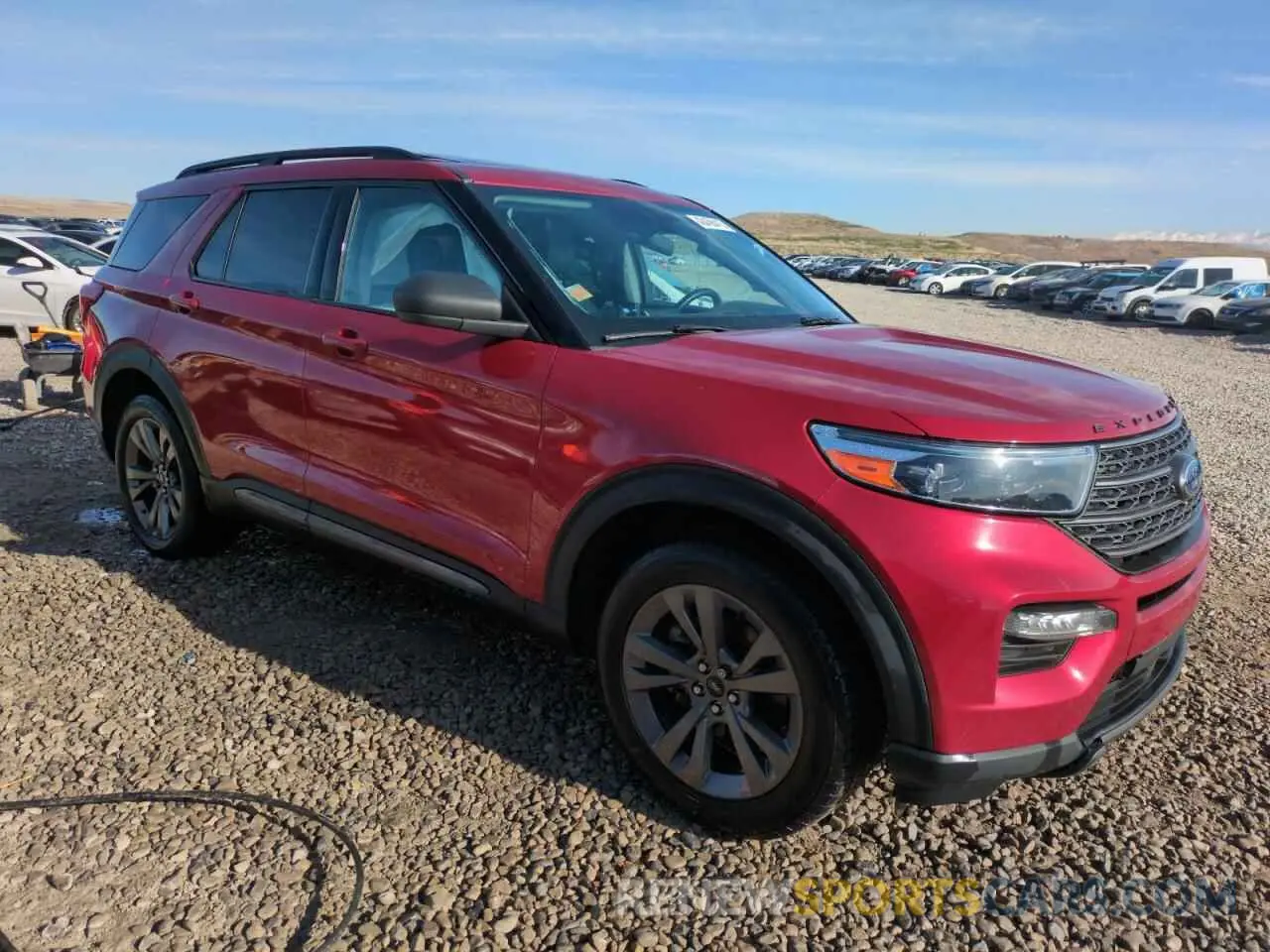 4 fotografías del automóvil dañado 1FMSK8DH4MGA80140 FORD EXPLORER 2021