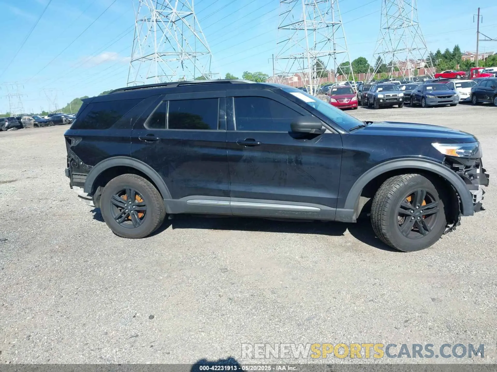 14 fotografías del automóvil dañado 1FMSK8DH6MGB10383 FORD EXPLORER 2021