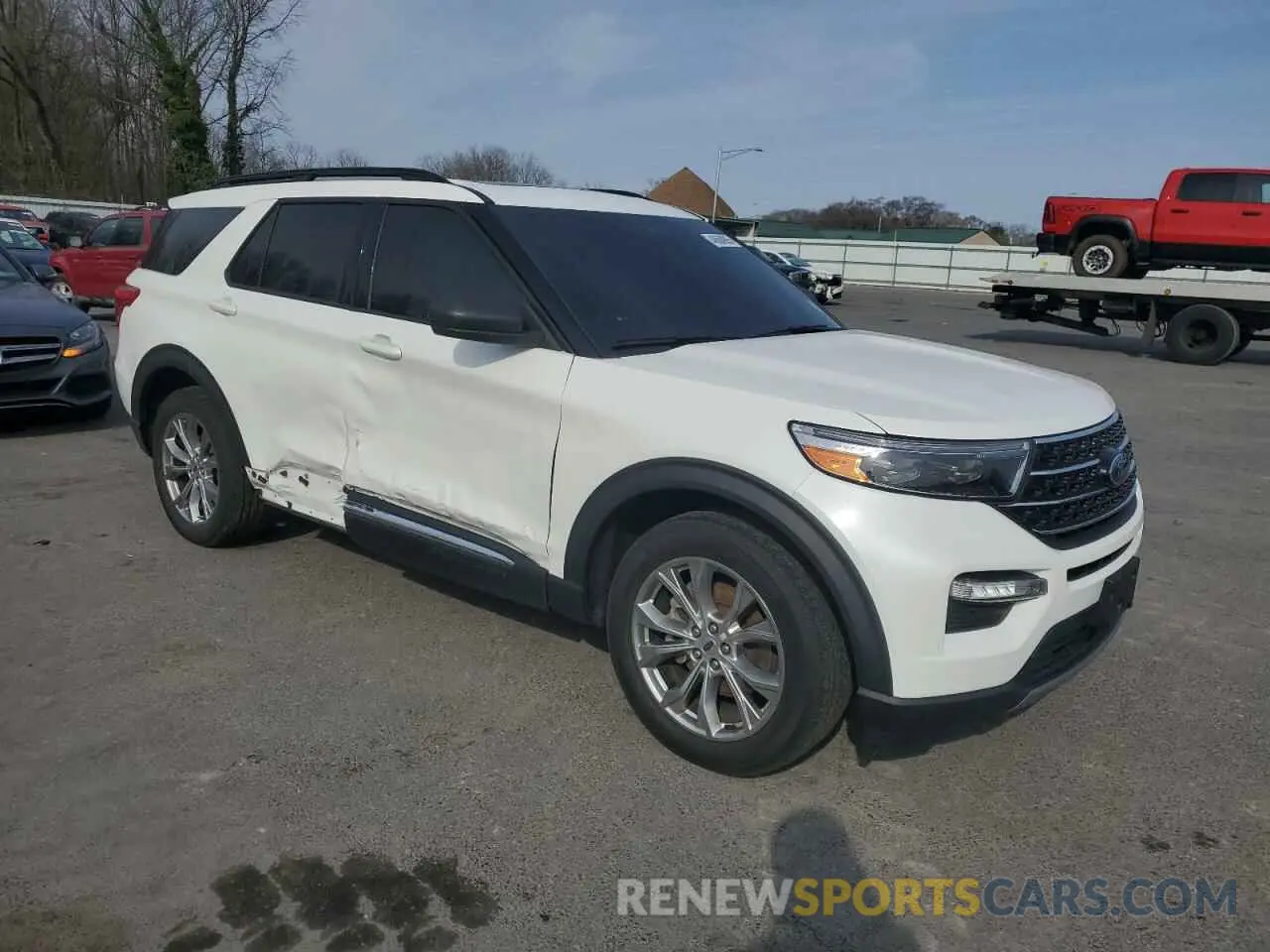 4 fotografías del automóvil dañado 1FMSK8DH6MGC26621 FORD EXPLORER 2021