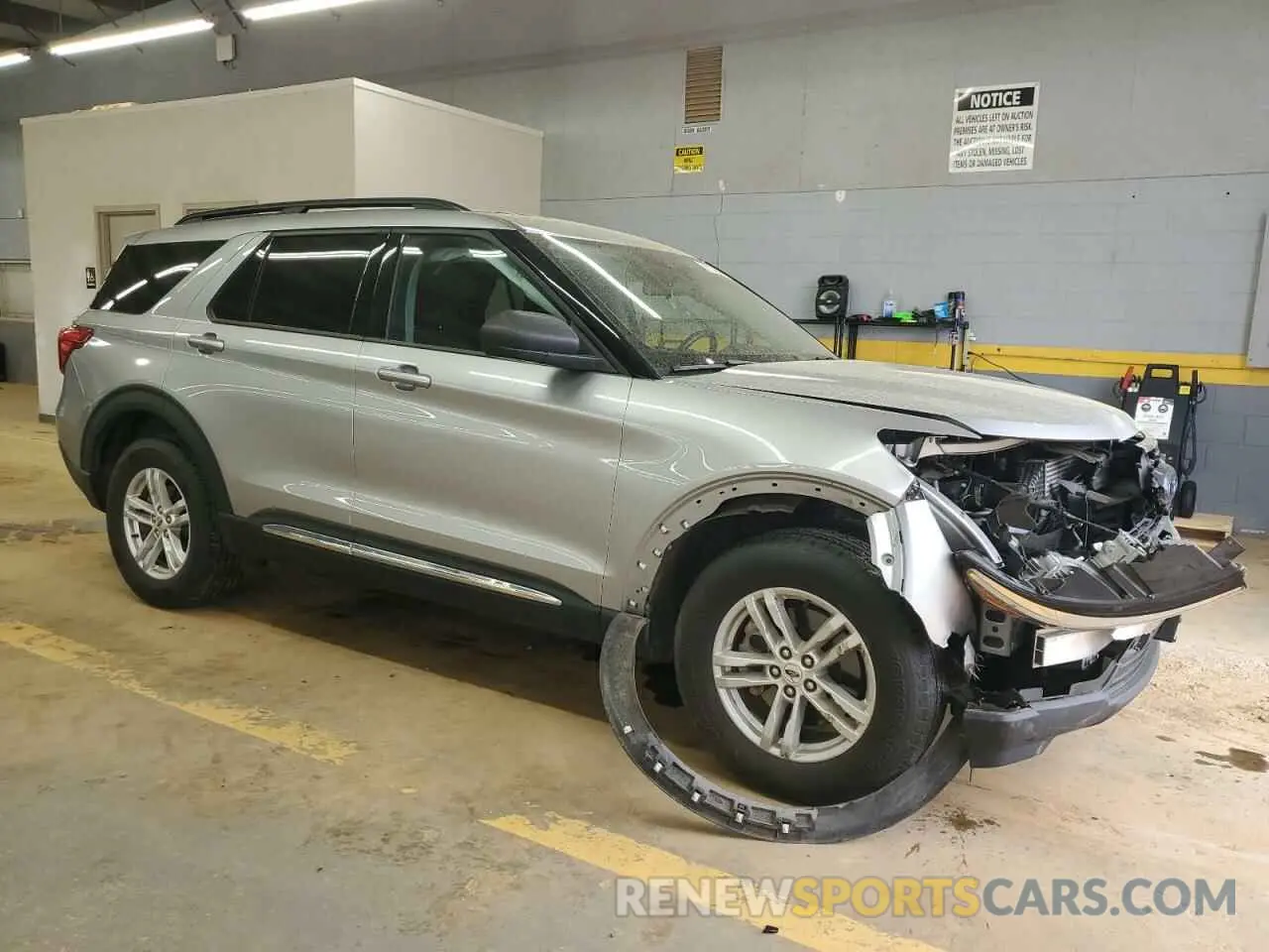 4 fotografías del automóvil dañado 1FMSK8DH8MGA51563 FORD EXPLORER 2021