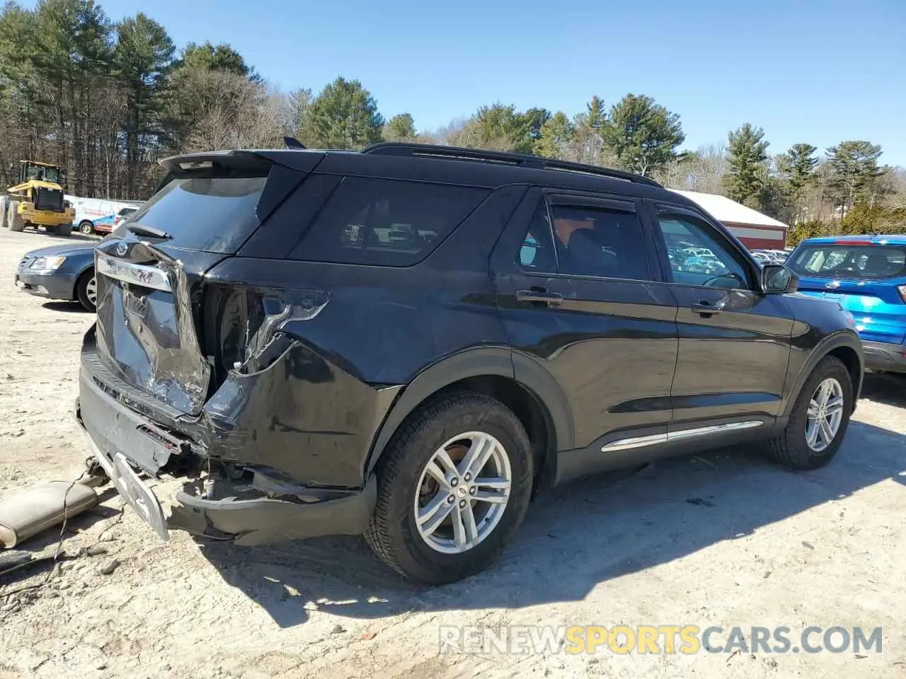 3 fotografías del automóvil dañado 1FMSK8DH8MGA98785 FORD EXPLORER 2021