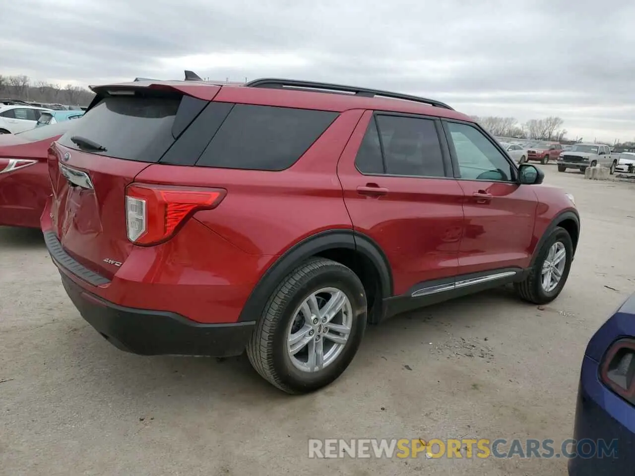 3 fotografías del automóvil dañado 1FMSK8DH9MGA82756 FORD EXPLORER 2021