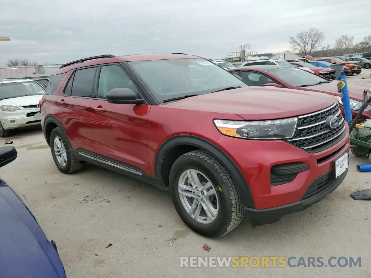 4 fotografías del automóvil dañado 1FMSK8DH9MGA82756 FORD EXPLORER 2021