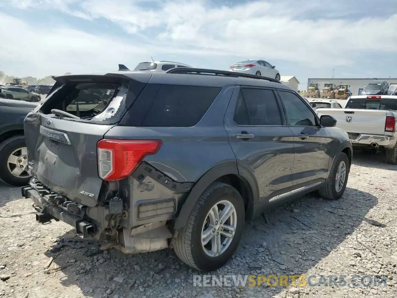 3 fotografías del automóvil dañado 1FMSK8DHXMGB19958 FORD EXPLORER 2021
