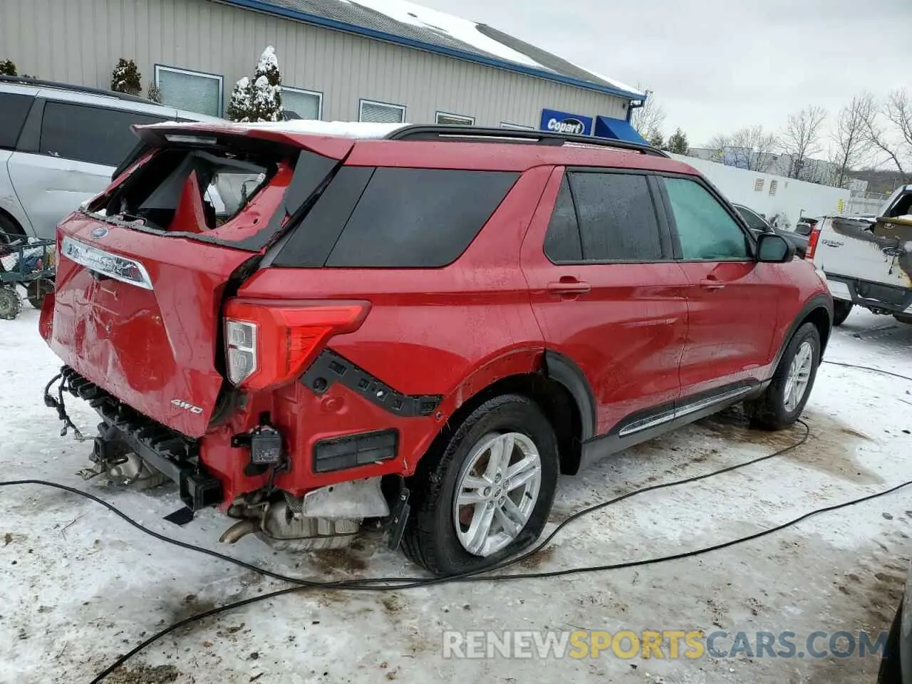 3 fotografías del automóvil dañado 1FMSK8DHXMGB88858 FORD EXPLORER 2021